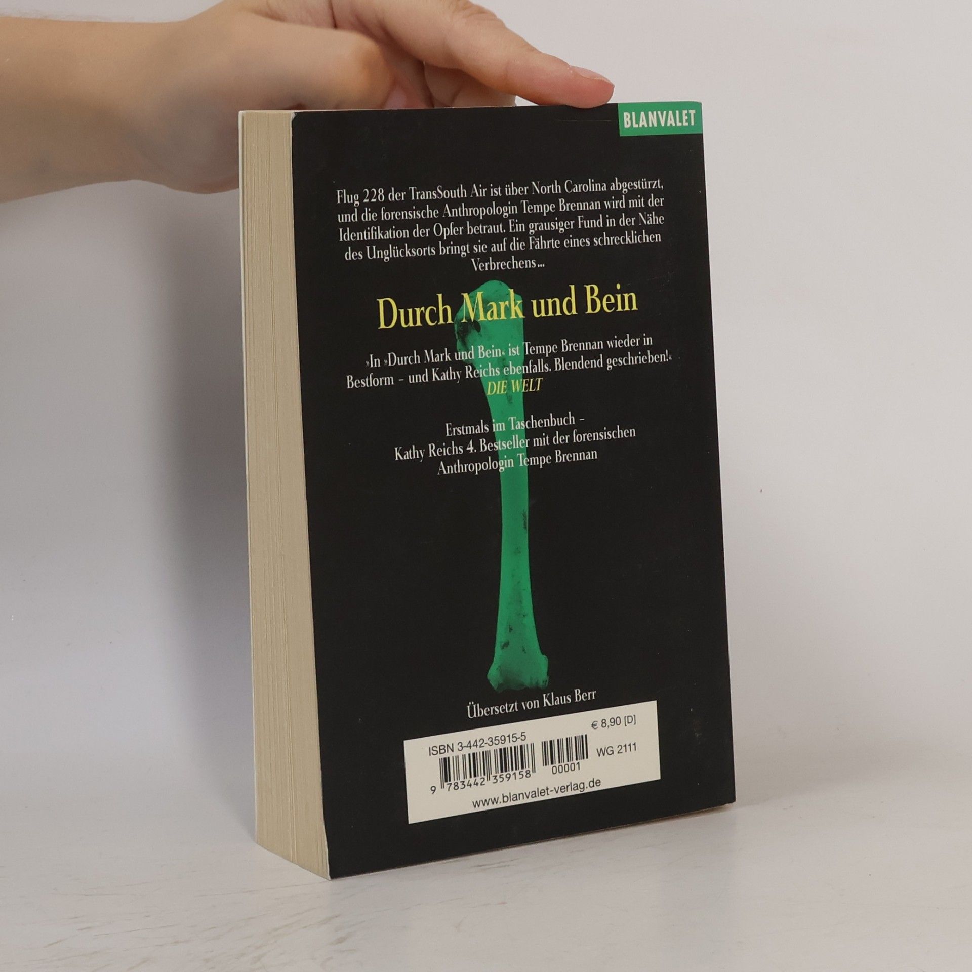 Kathy Reichs Durch Mark und Bein