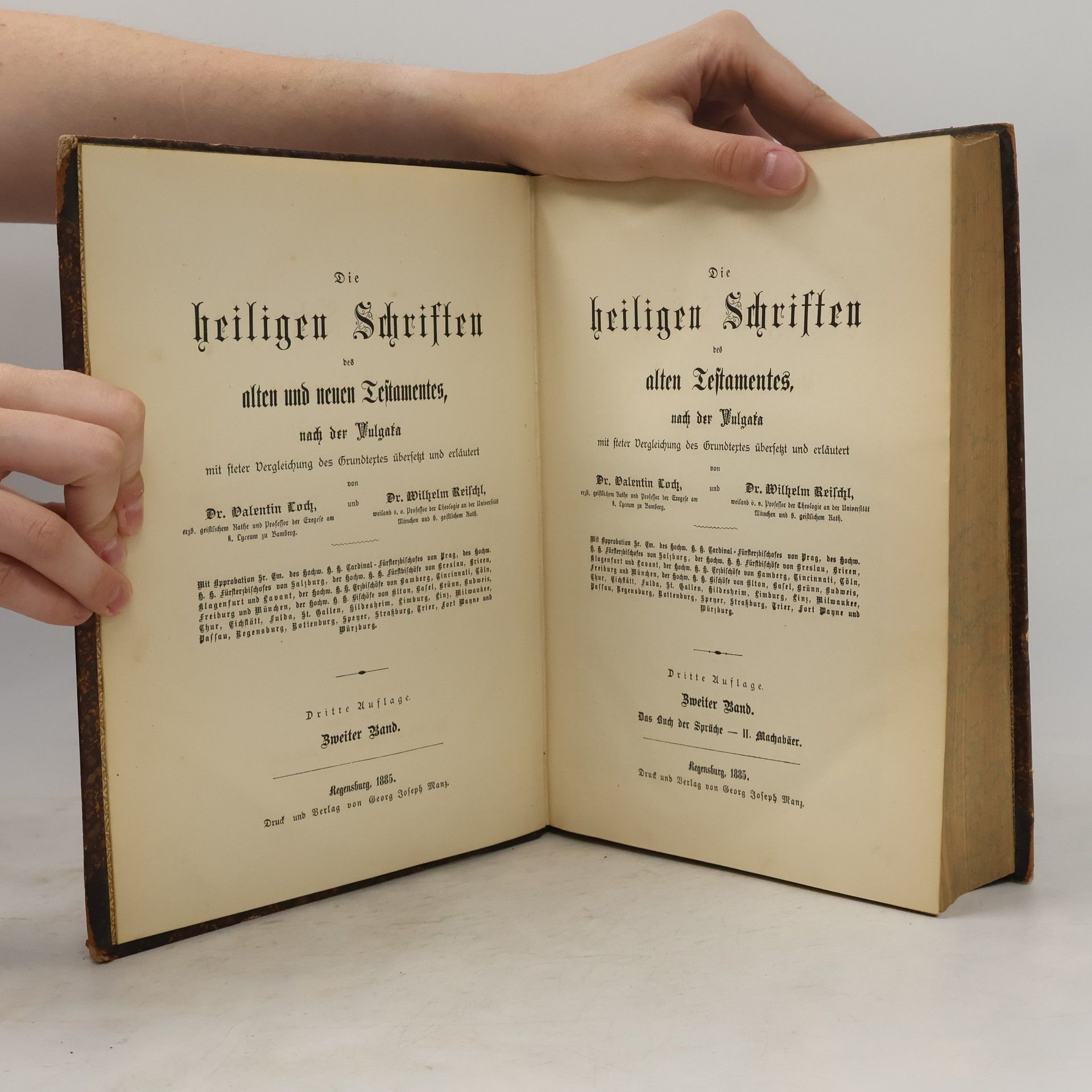 Valentin Loch Die heiligen Schriften des alten Testamentes