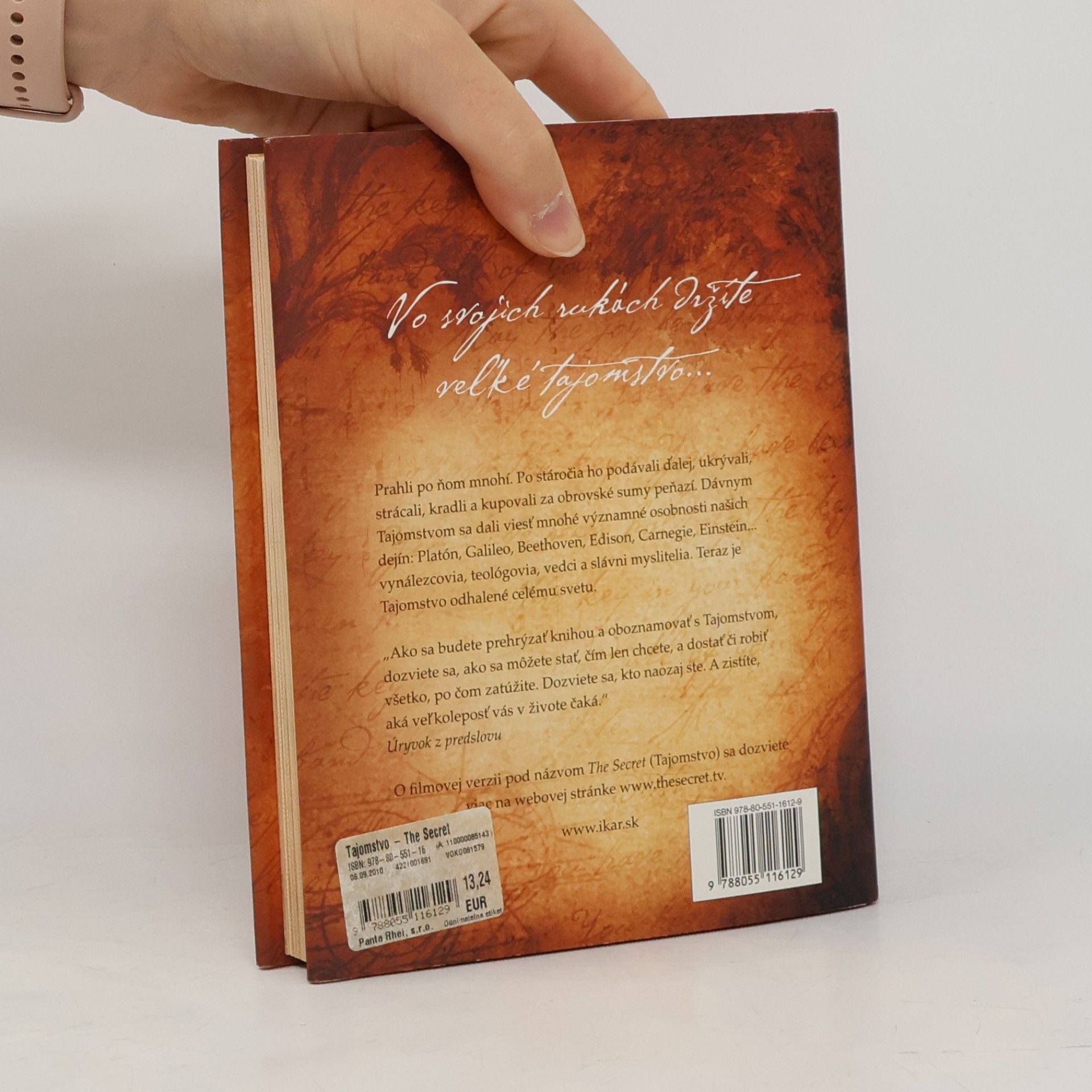 Rhonda Byrne Secret. Tajomstvo