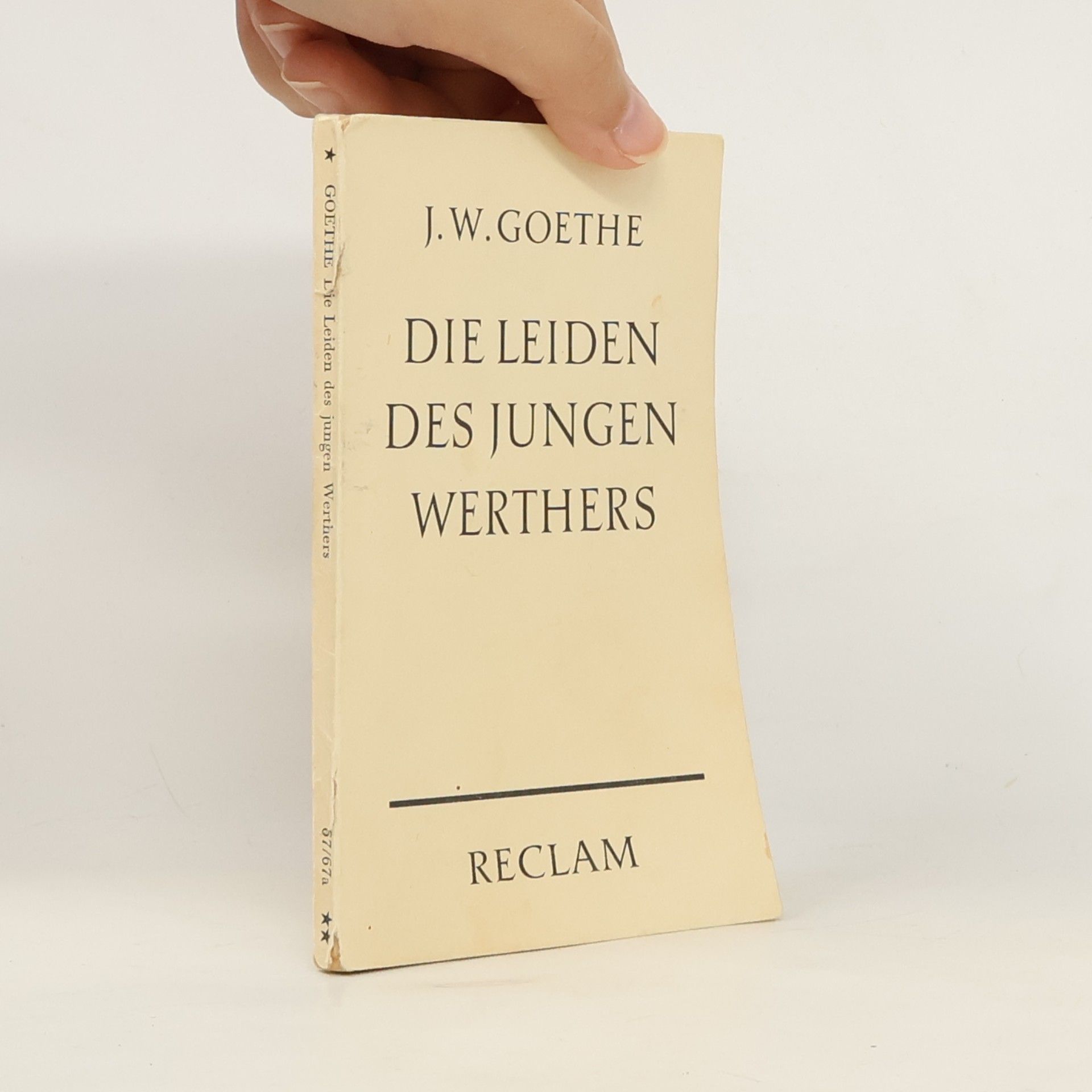 Johann Wolfgang von Goethe Die Leiden des jungen Werthers