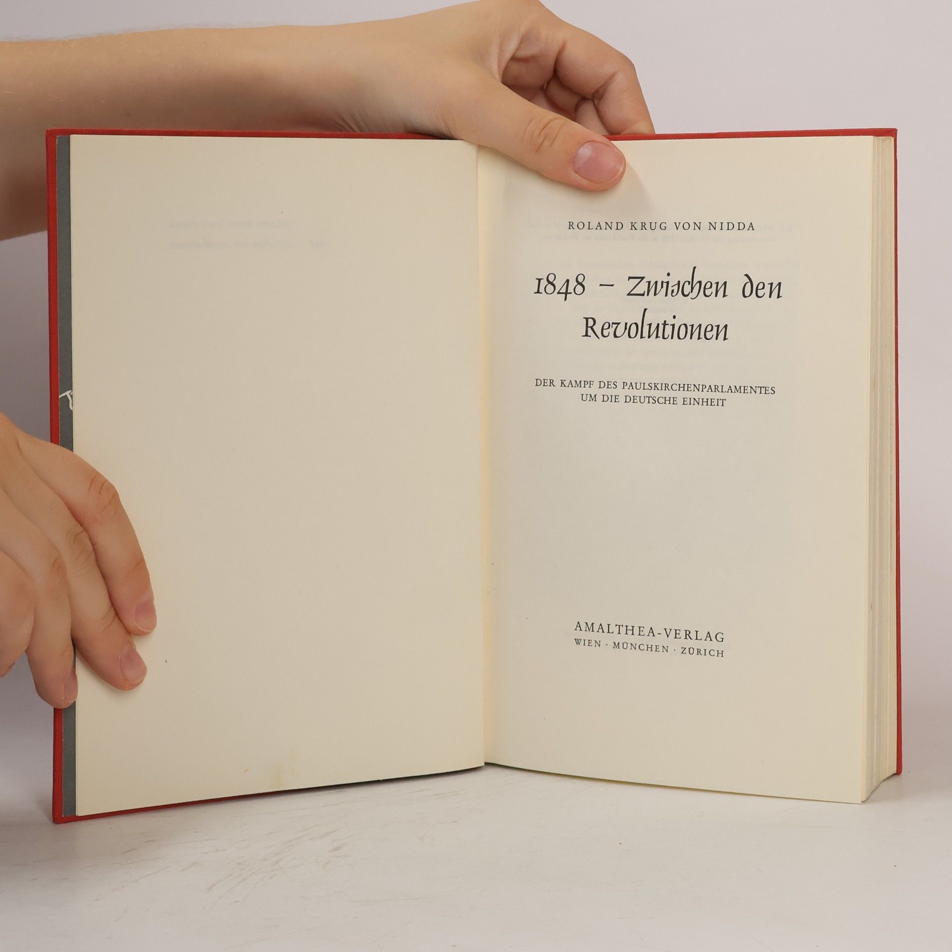 Roland Krug von Nidda 1848 – Zwischen den Revolutionen