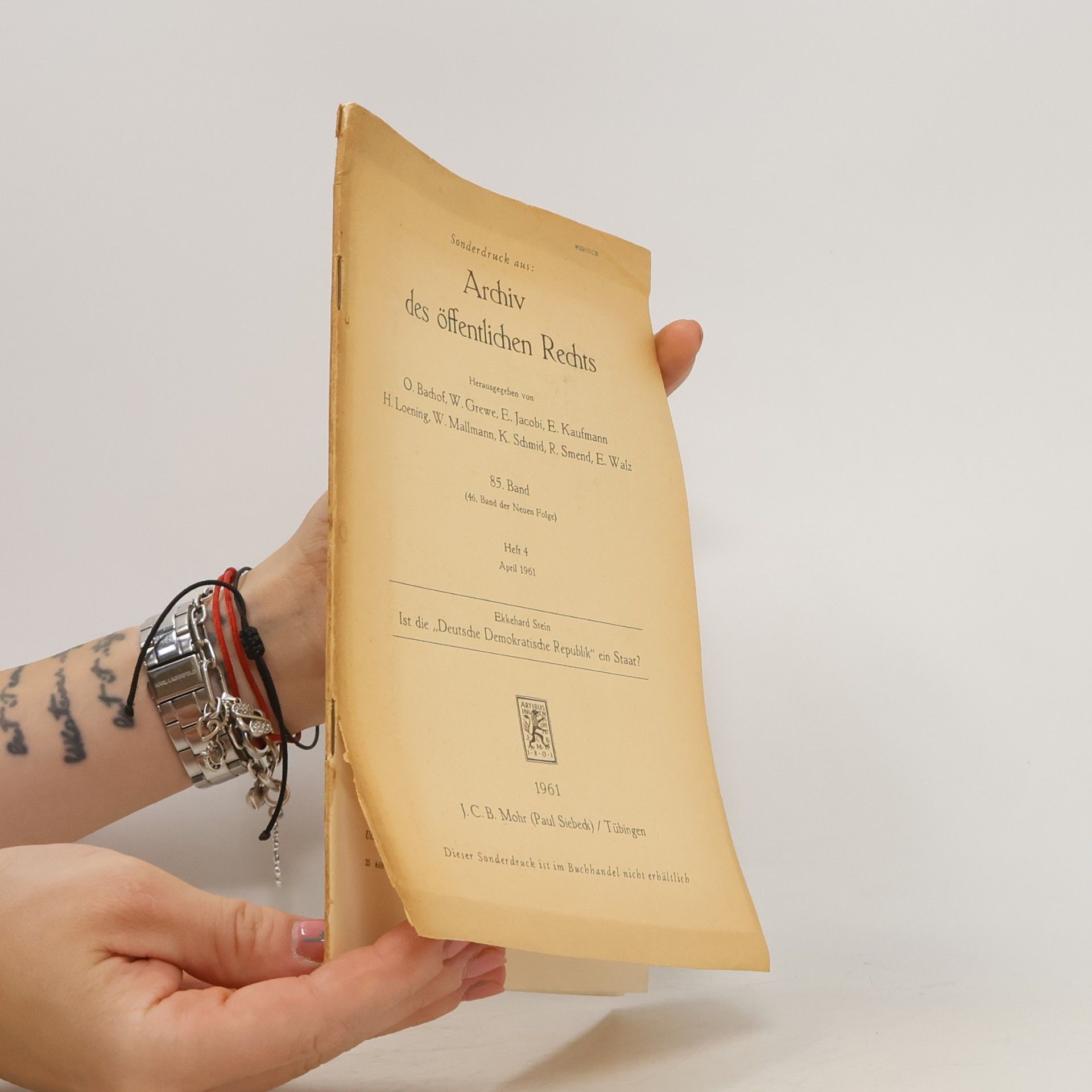 Autorenkollektiv Archiv des öffentlichen Rechs