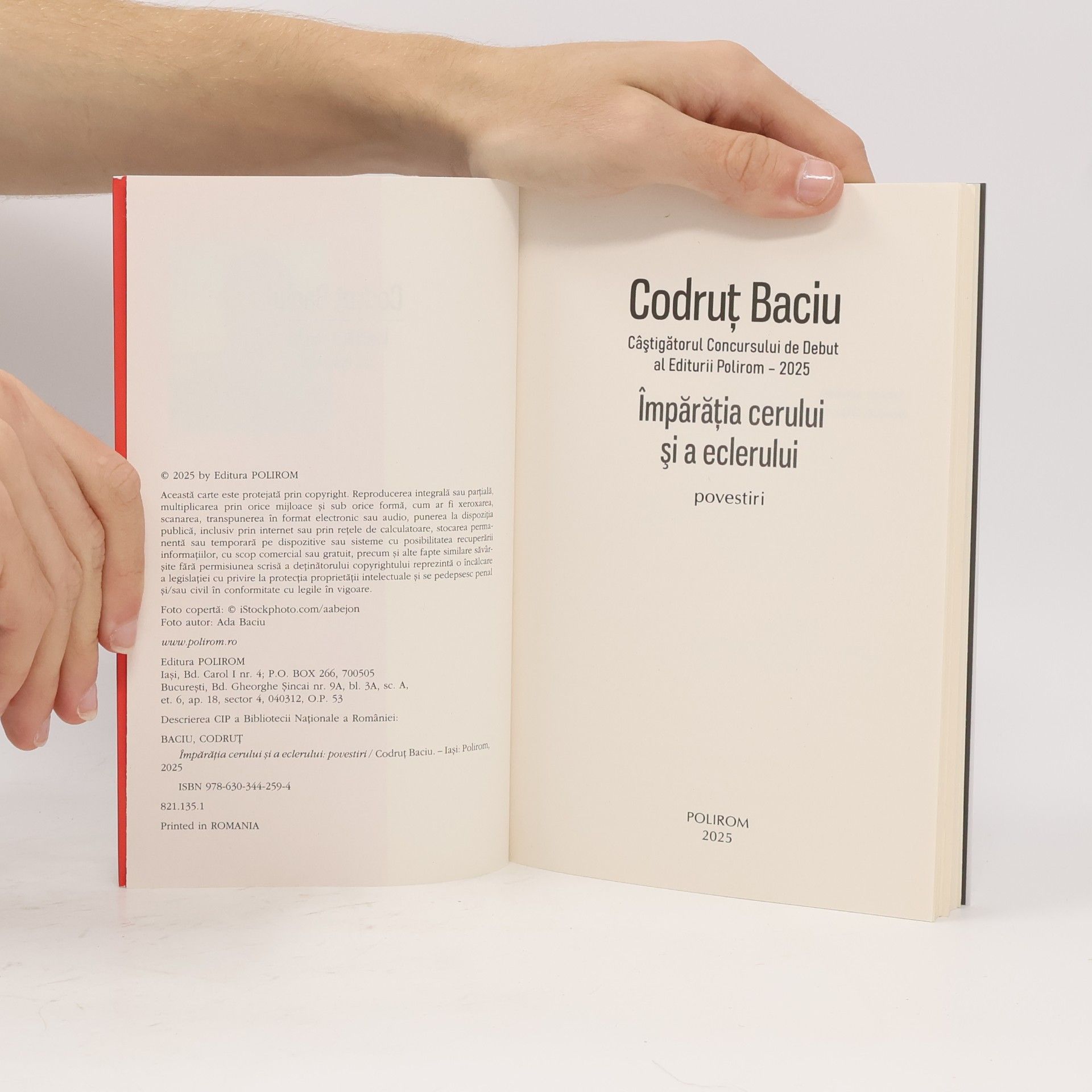 Codruţ Baciu Împărăţia cerului şi a eclerului: povestiri