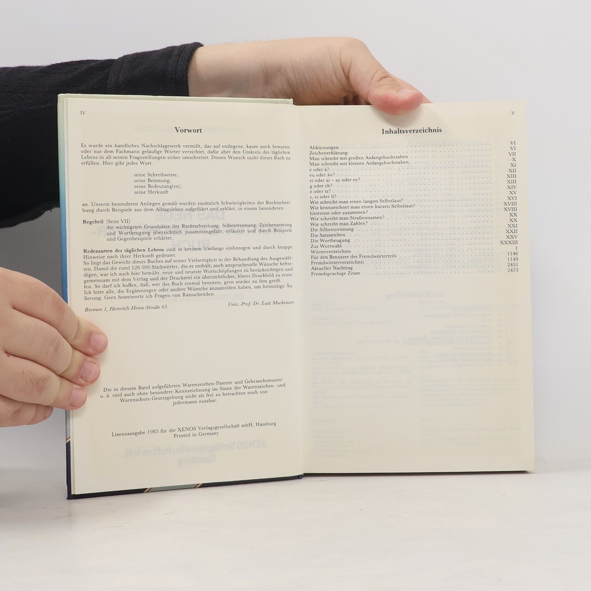 Mackensen von Hollander Universal Wörter und Fremdwörterbuch