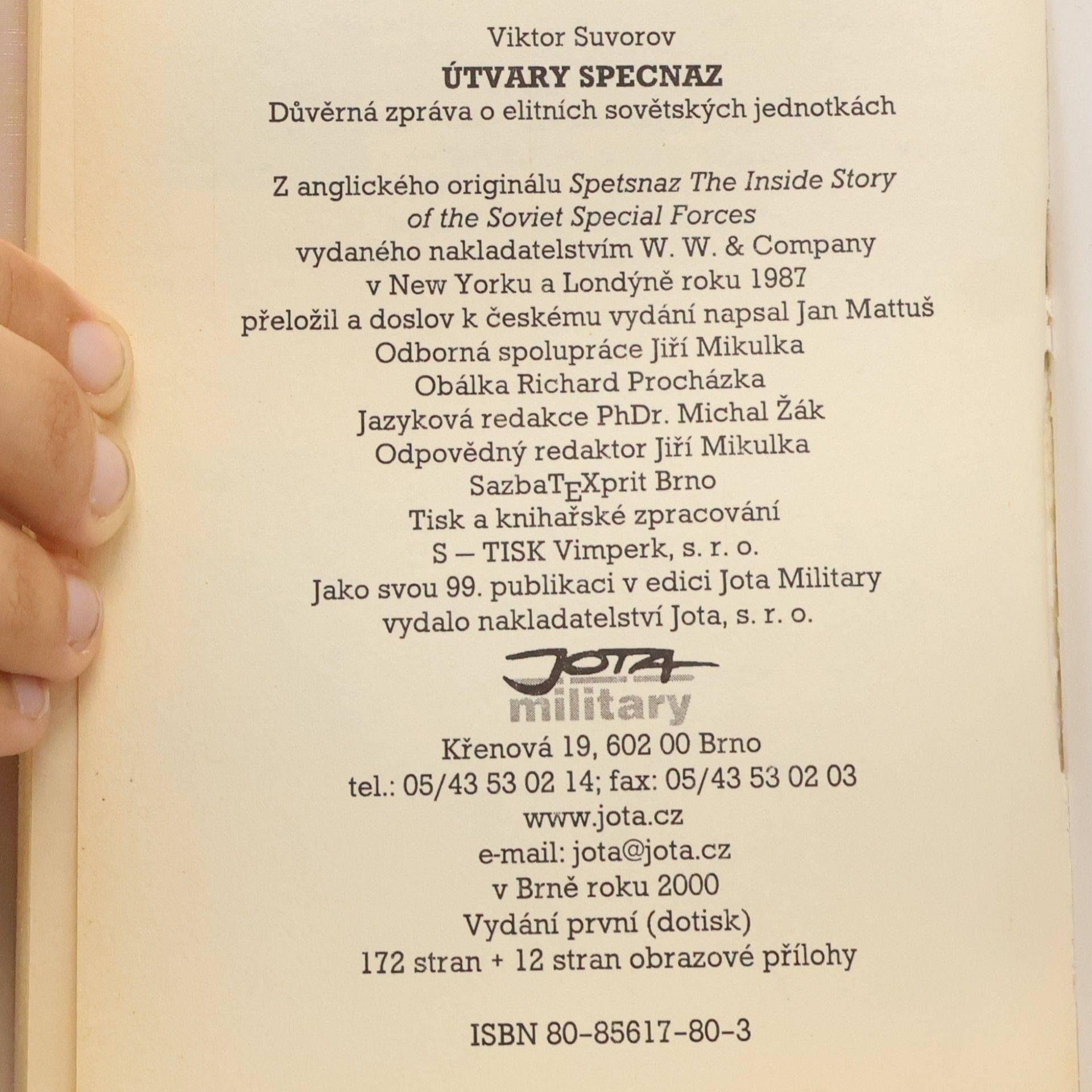Viktor Suvorov Útvary Specnaz