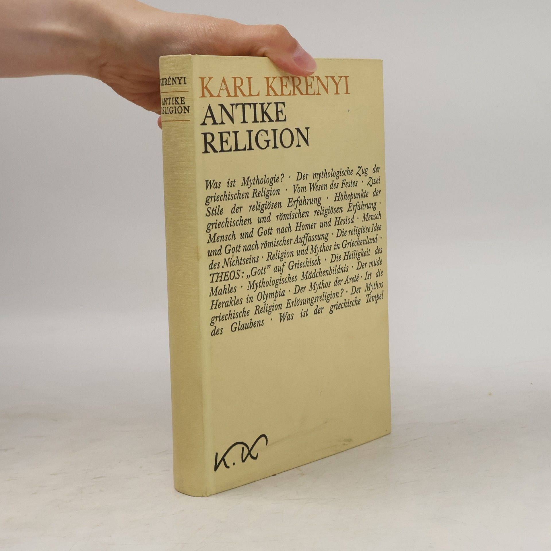 Károly Kerényi Antike Religion