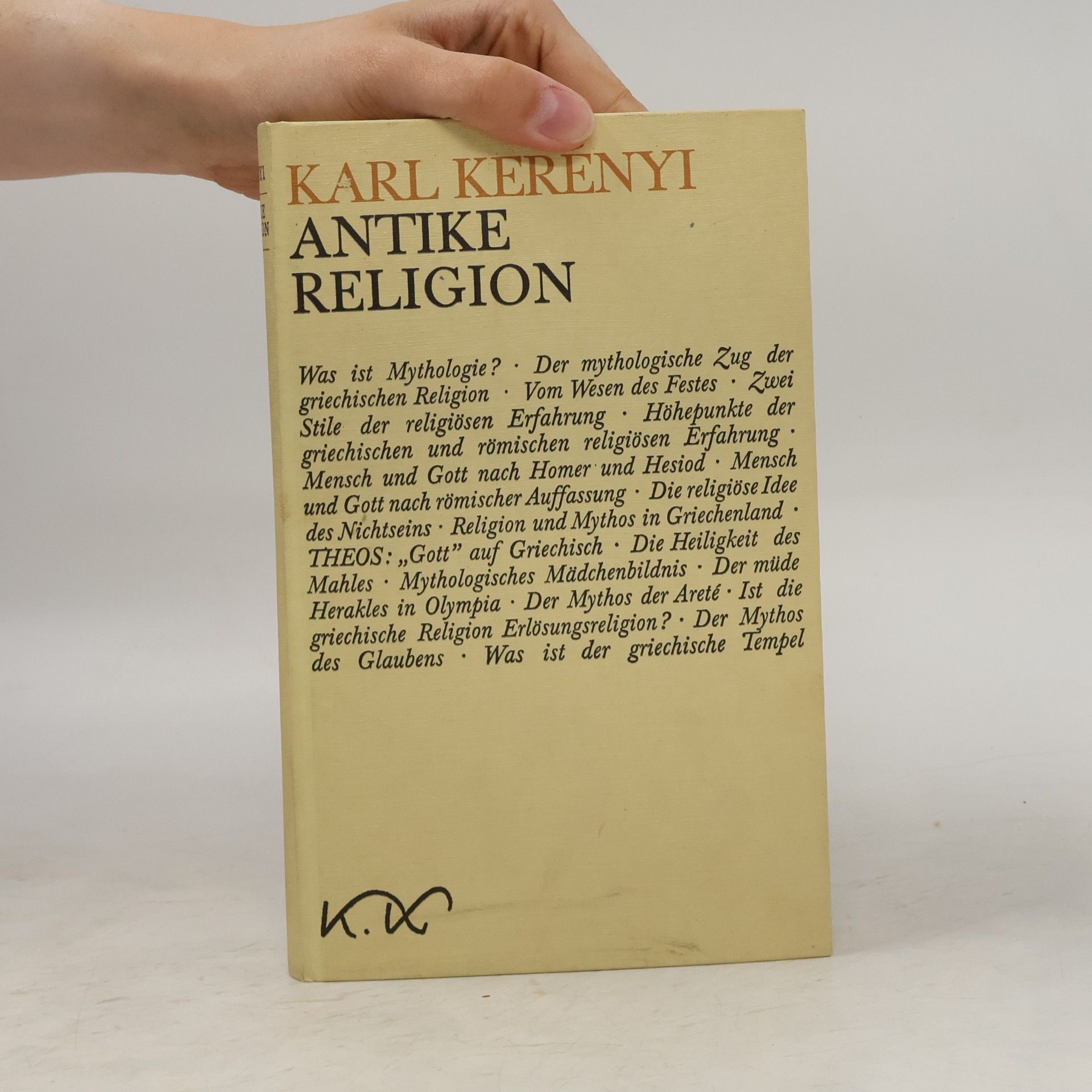 Károly Kerényi Antike Religion