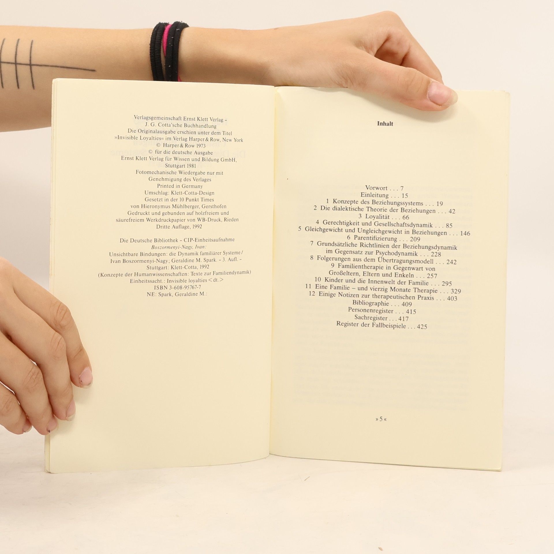 Ivan Boszormenyi-Nagy Unsichtbare Bindungen
