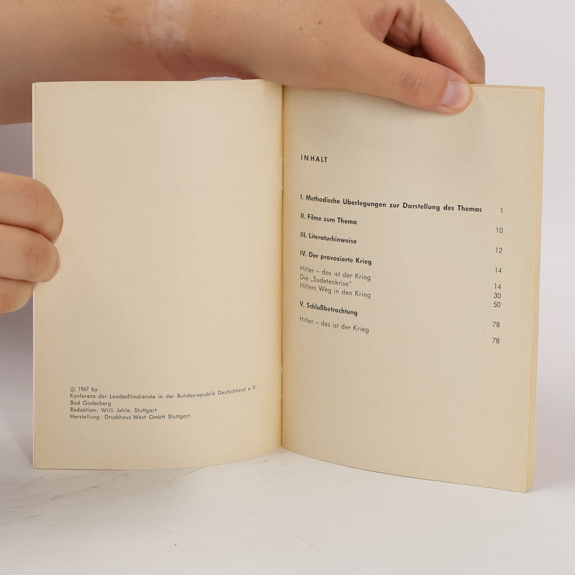 Gerhart Binder Der provozierte Krieg