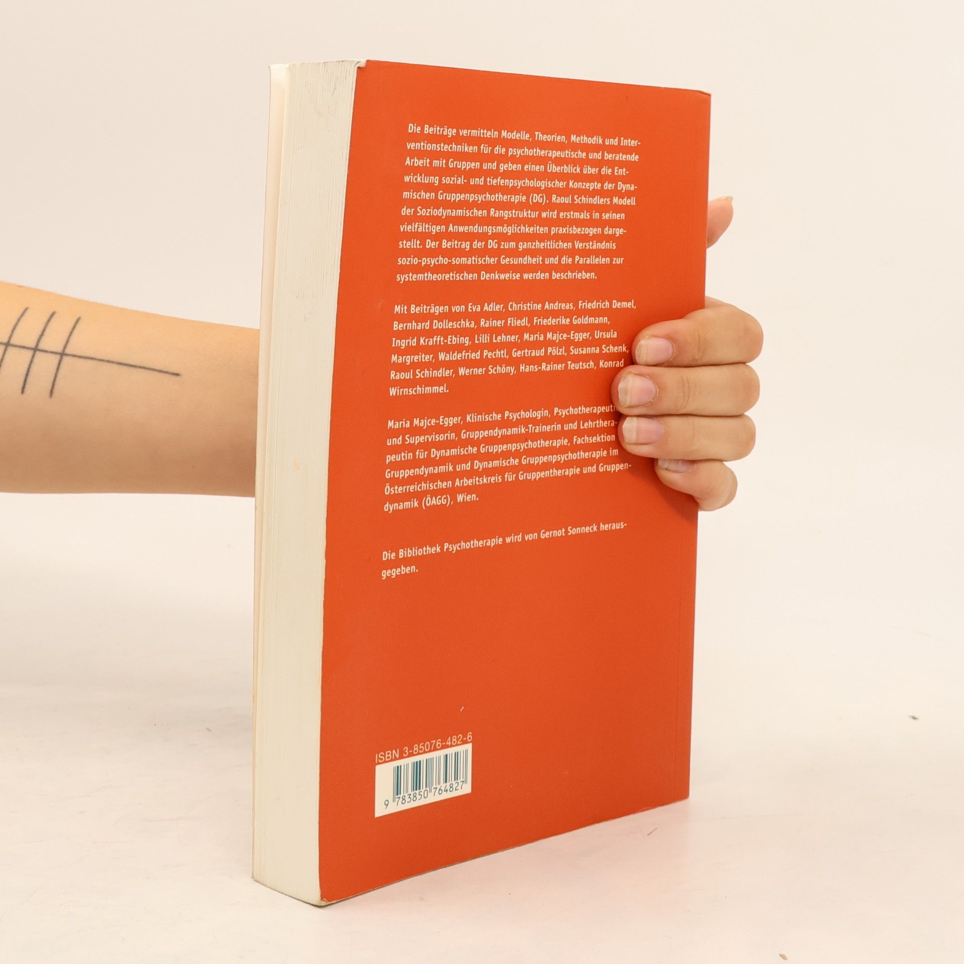 Maria Majce-Egger Bibliothek Psychotherapie - 9: Gruppentherapie und Gruppendynamik - dynamische Gruppenpsychotherapie
