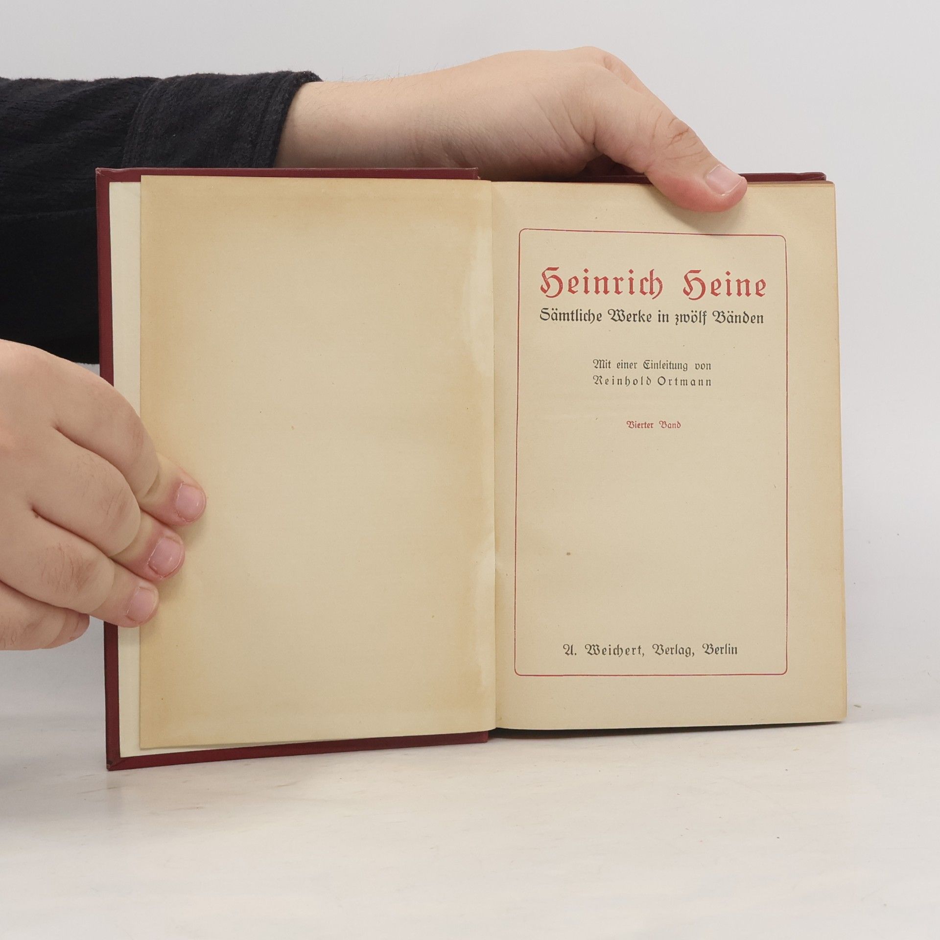 Heinrich Heine Sämtliche Werke in zwölf Bänden