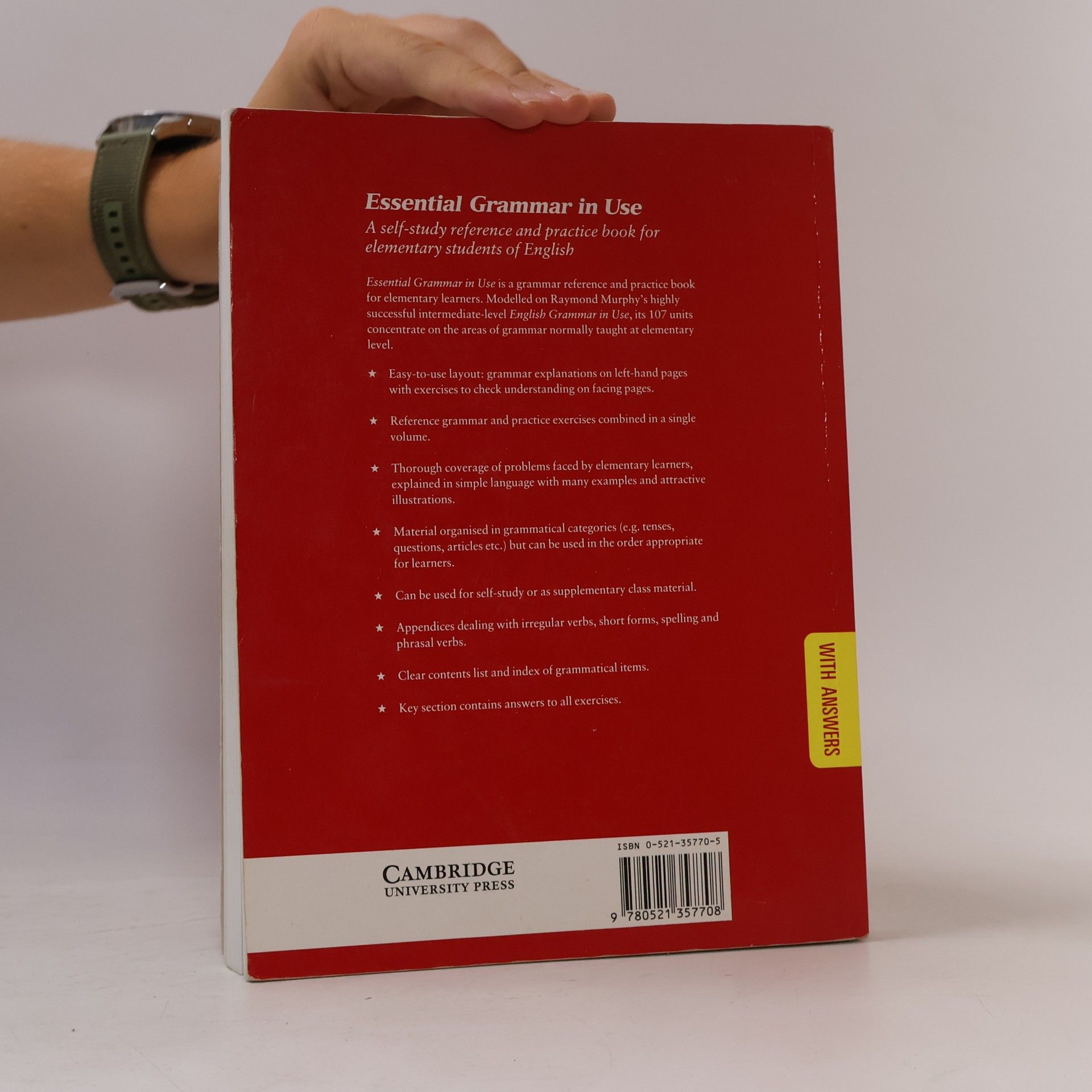 Raymond Murphy Essential Grammar in Use. With answers