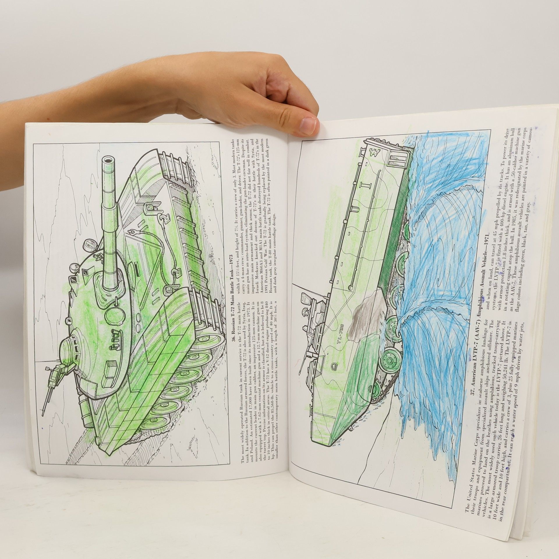 Bruce LaFontaine Dover Coloring Book: Tanks and Armored Vehicles