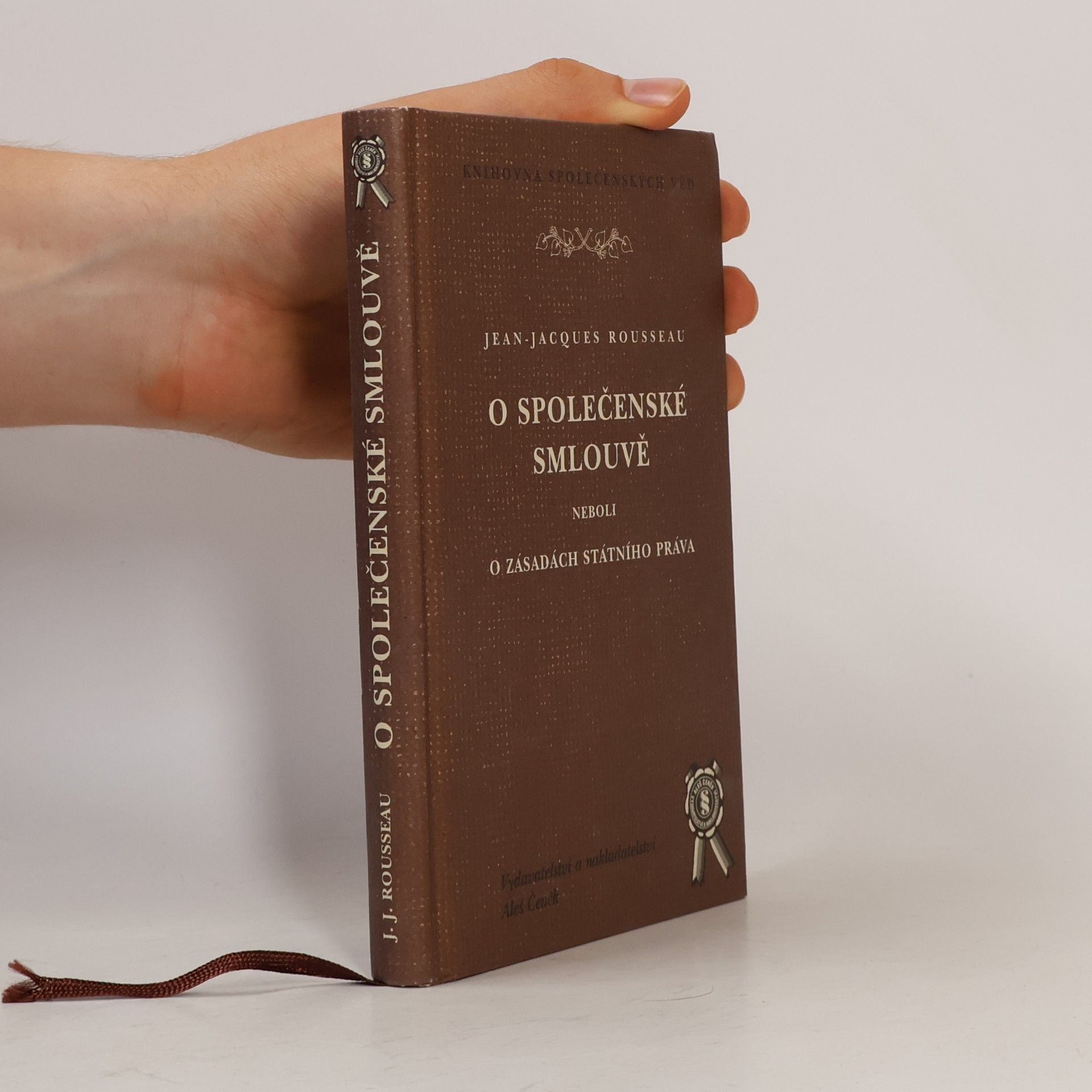 Jean-Jacques Rousseau O společenské smlouvě neboli o zásadách státního práva