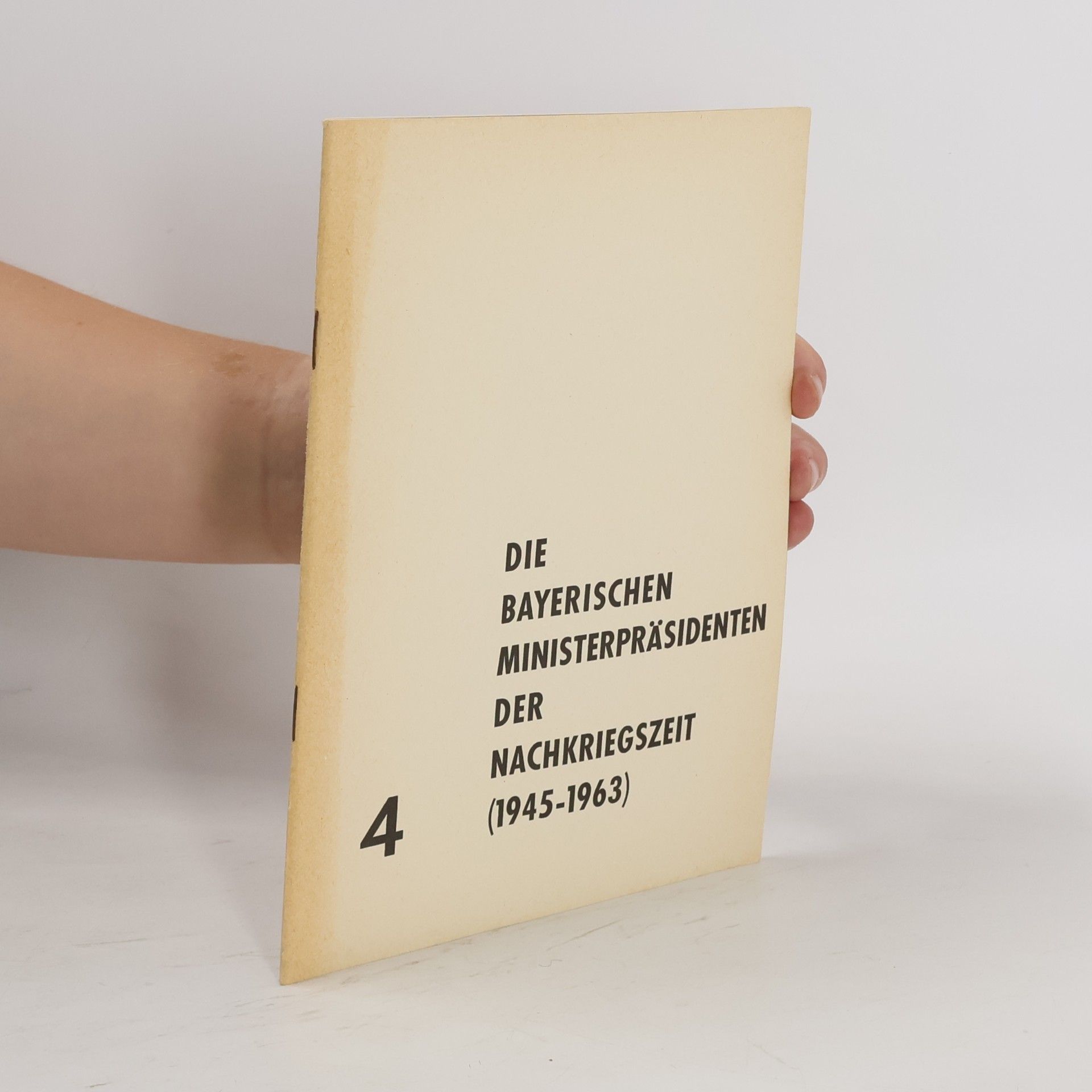 Die Bayerischen Ministerpräsidenten der Nachkriegszeit (1945-1963) 4