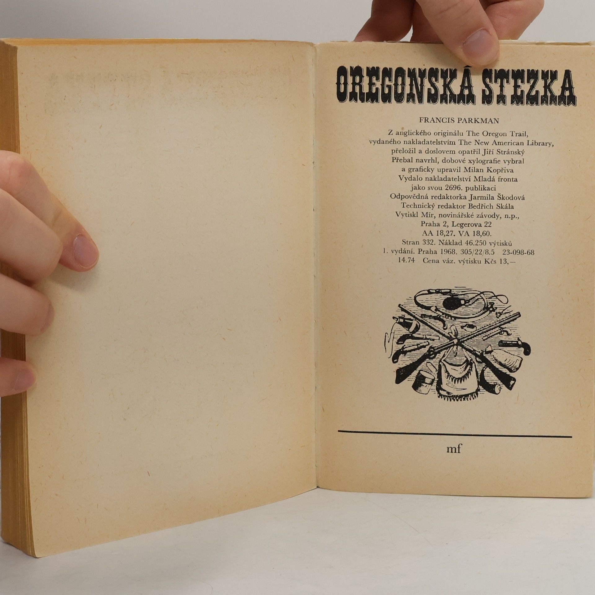 Francis Parkman Oregonská stezka