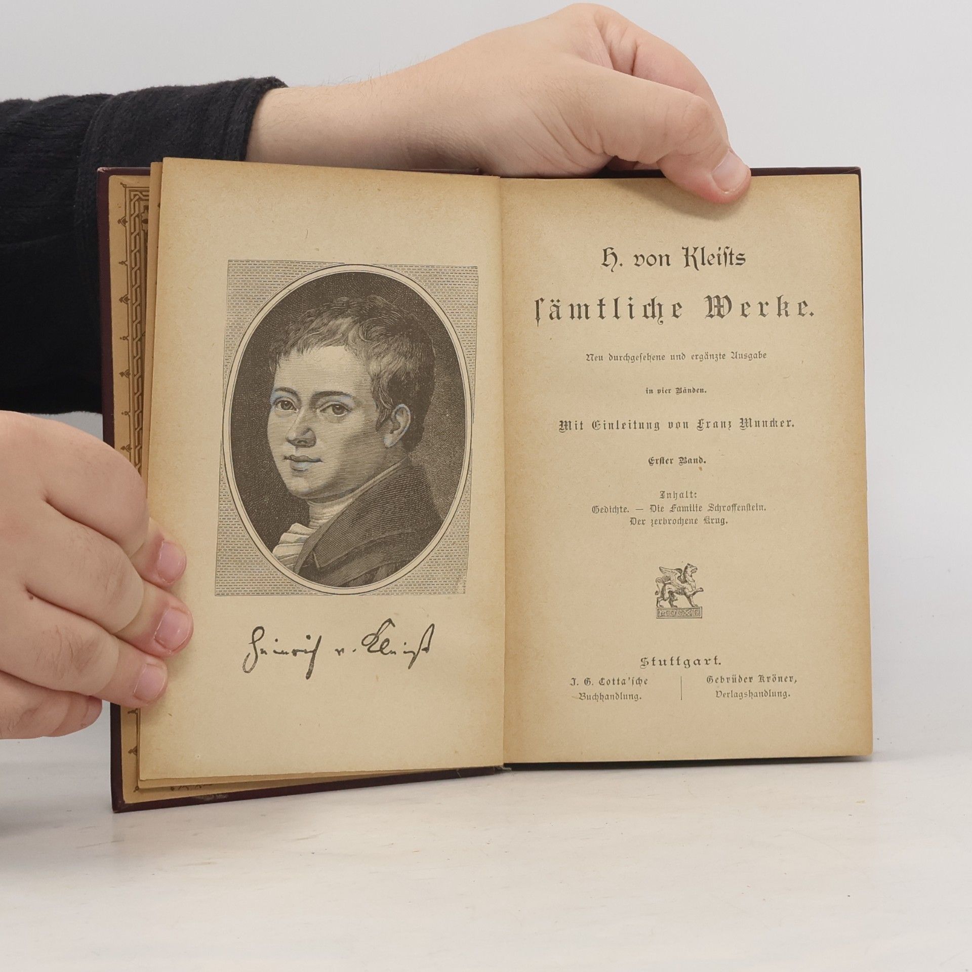 H. von Kleists Sämtliche Werke