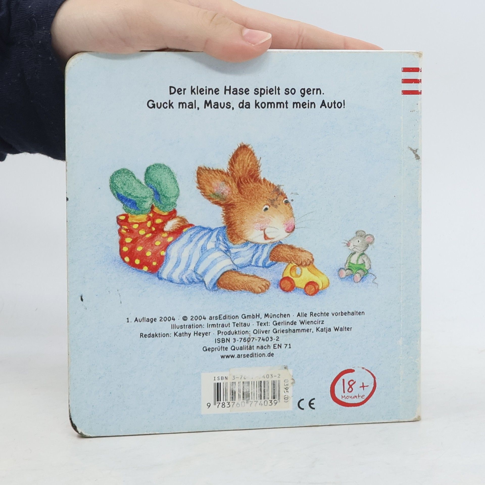 Irmtraut Teltau Spiel schön, kleiner Hase