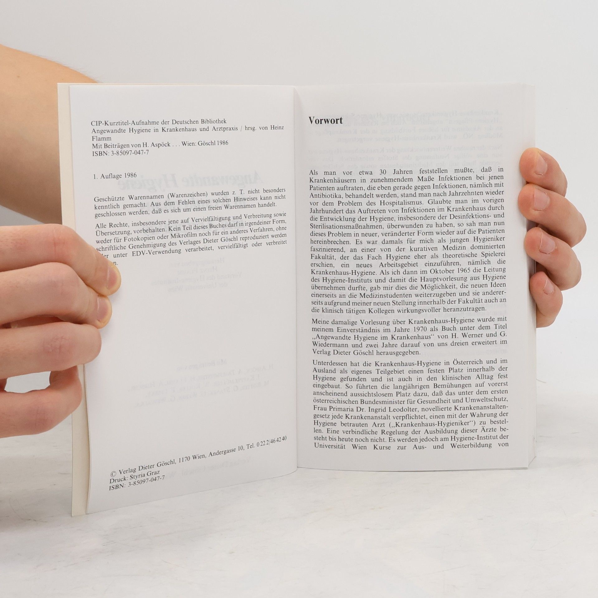 H. Flamm Angewandte Hygiene in Krankenhaus und Artzpraxis