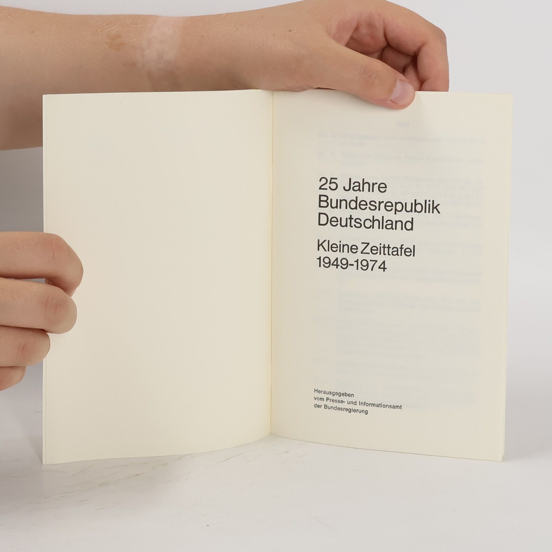 Autorenkollektiv 25 Jahre Bundesrepublik Deutschland