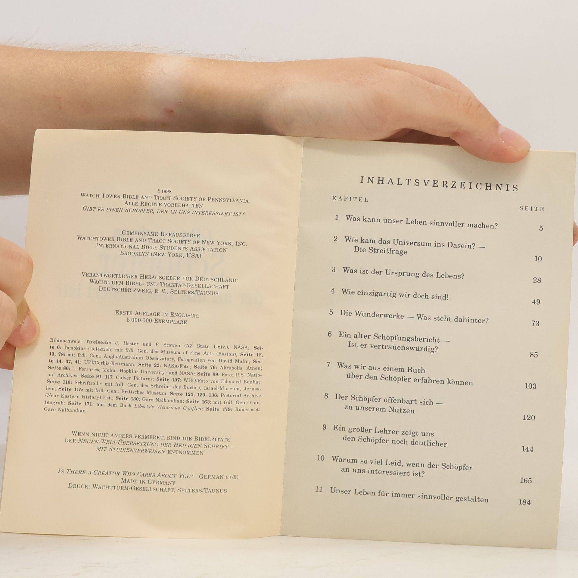 Various authors Gibt es einen Schöpfer, der an uns interessiert ist?