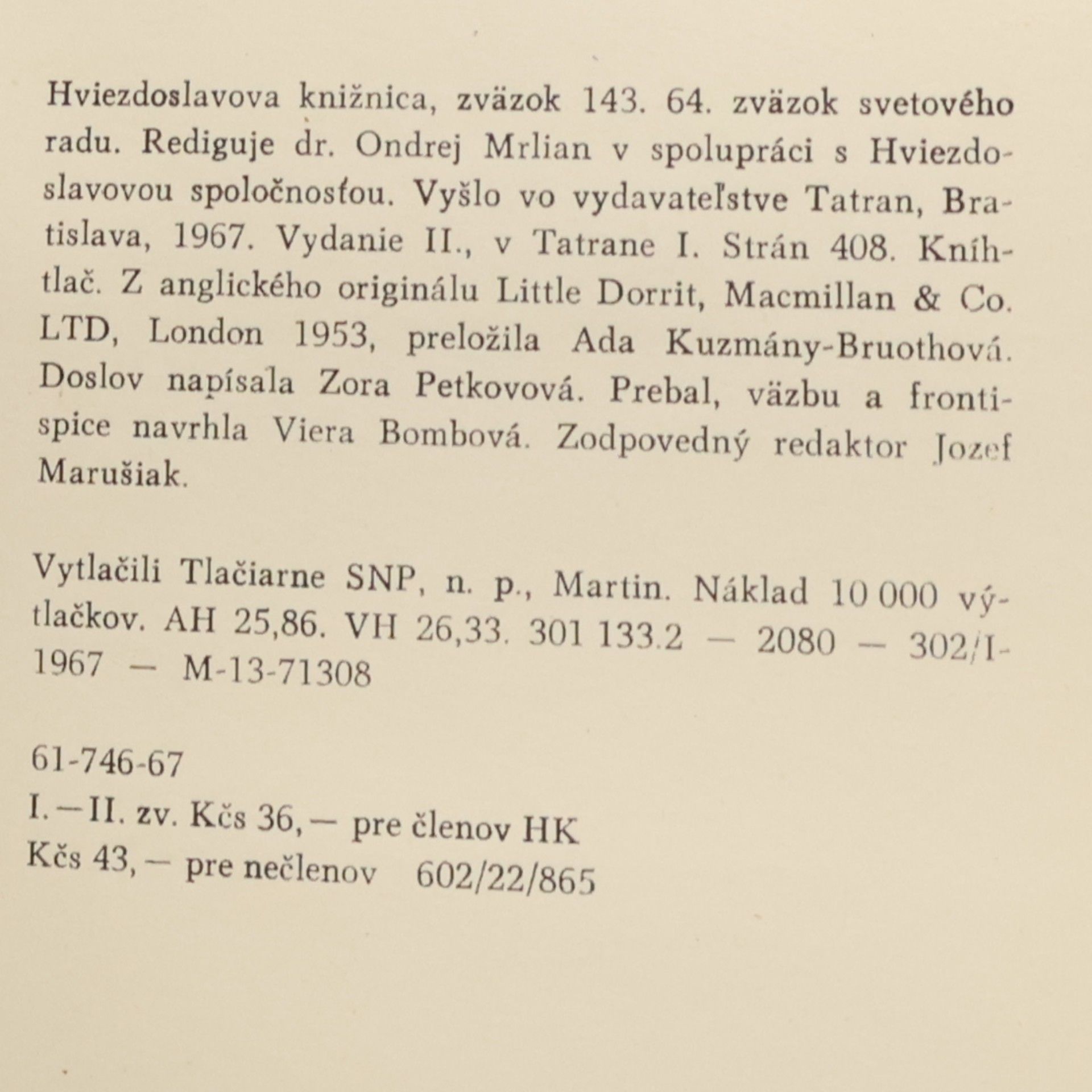 Charles Dickens Malá Dorritka 2