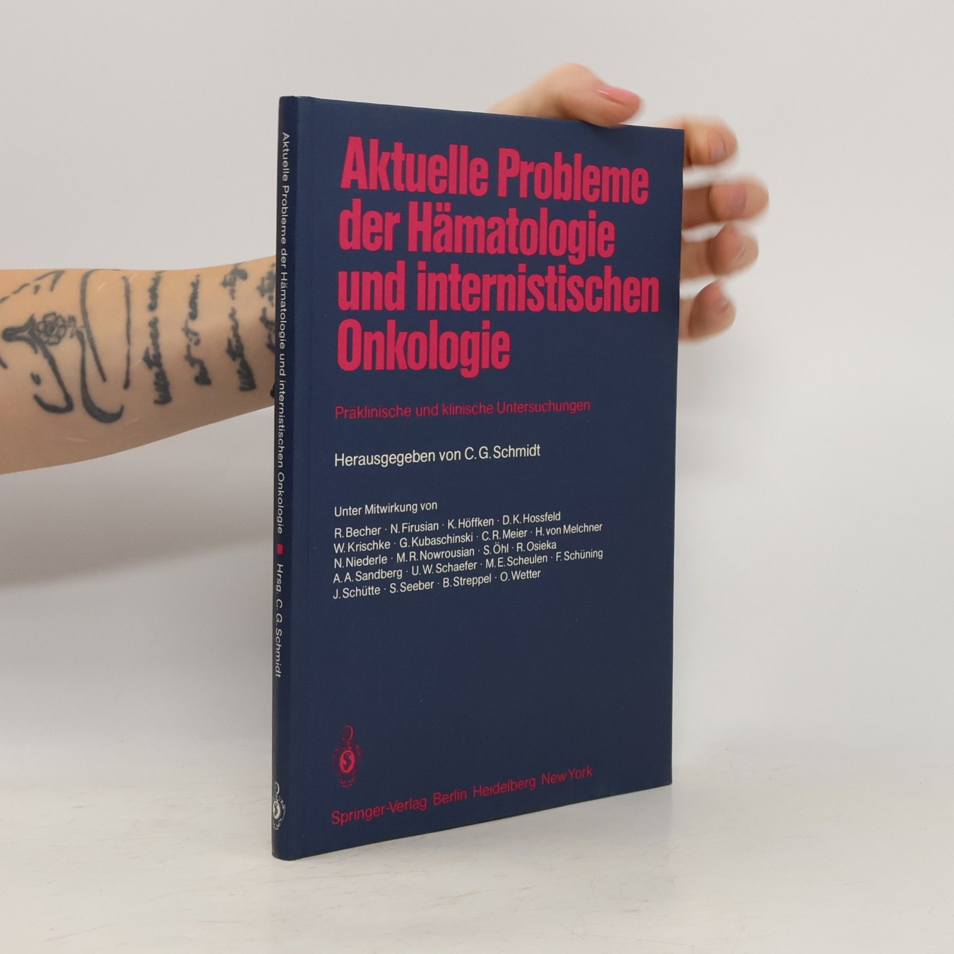 C. R. Meier Aktuelle Probleme der Hämatologie und internistischen Onkologie