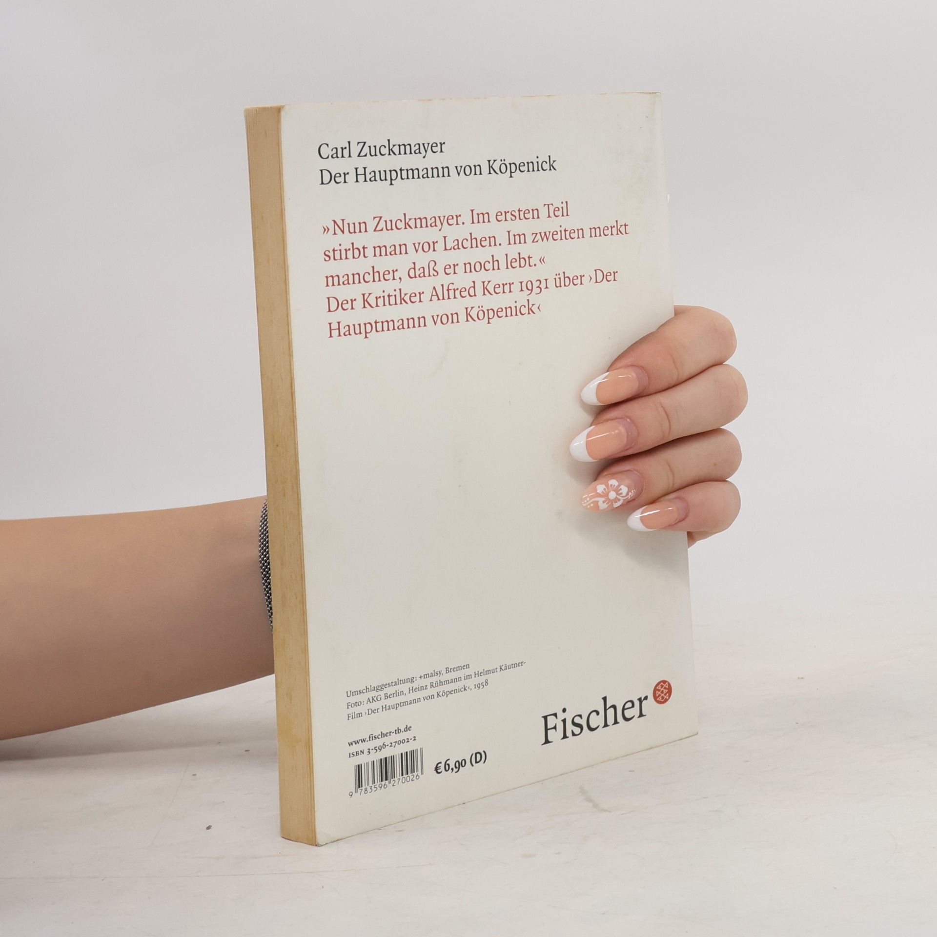 Carl Zuckmayer Der Hauptmann von Köpenick : ein deutsches Märchen in drei Akten