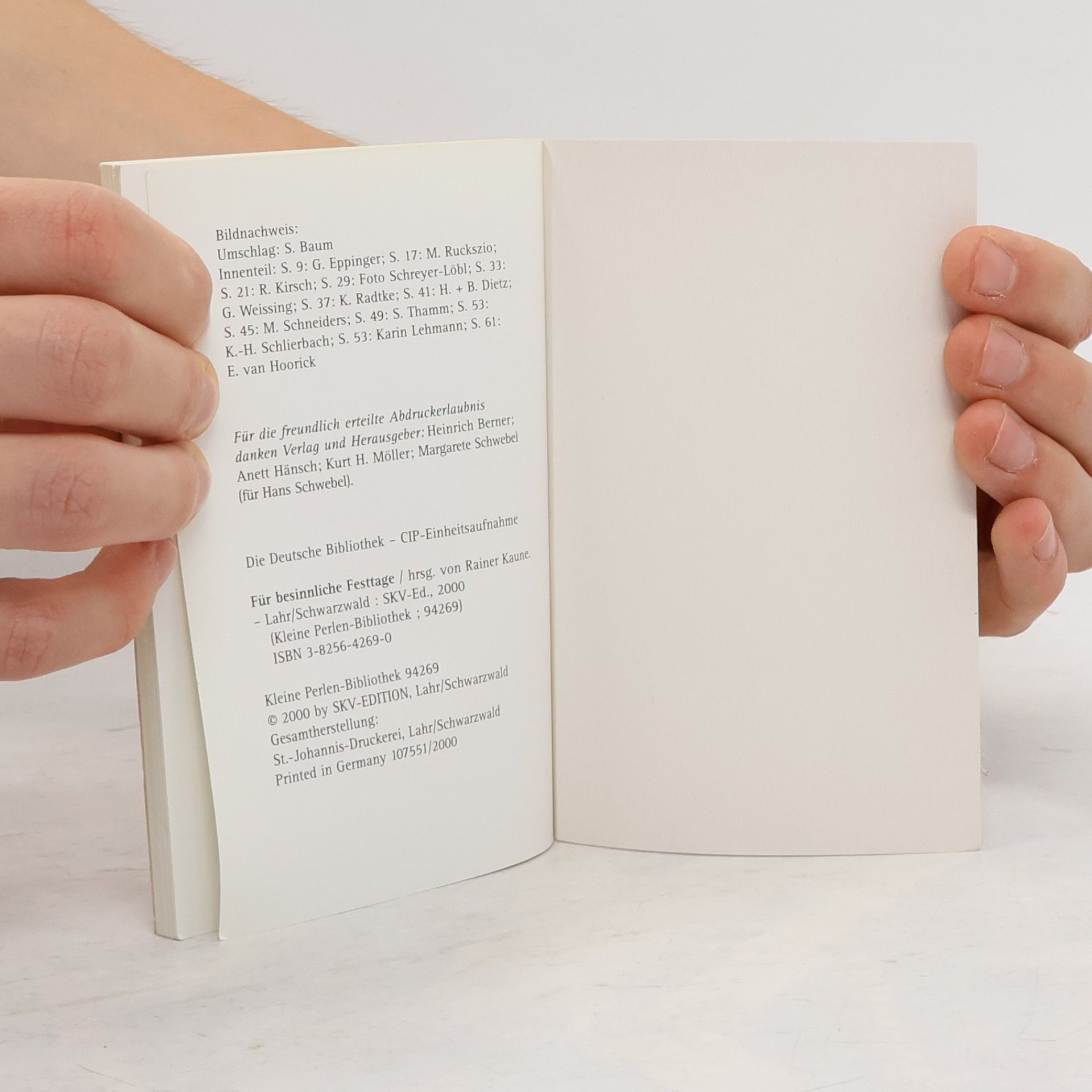 Kleine Perlen-Bibliothek: Für besinnliche Festtage