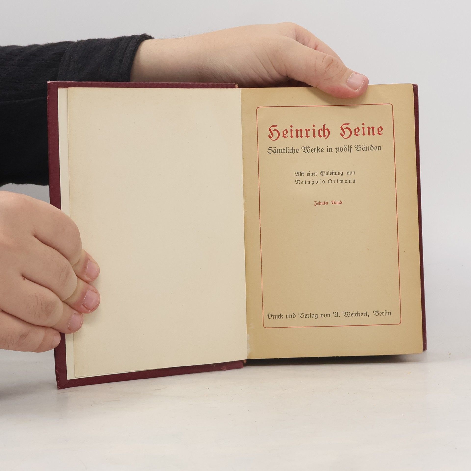 Heinrich Heine Sämtliche Werke 10