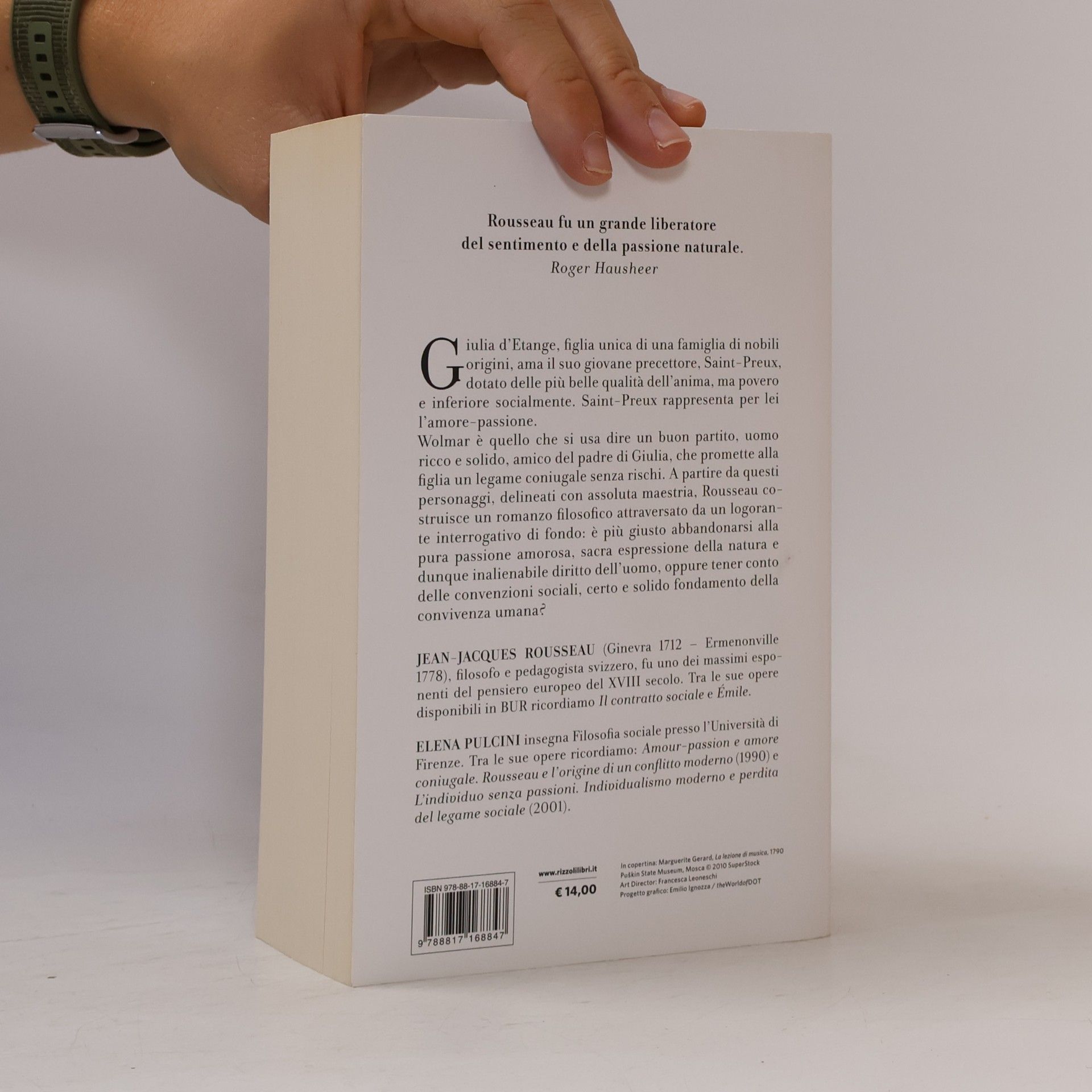 Jean-Jacques Rousseau BUR Classici - 884: Giulia, o la Nuova Eloisa