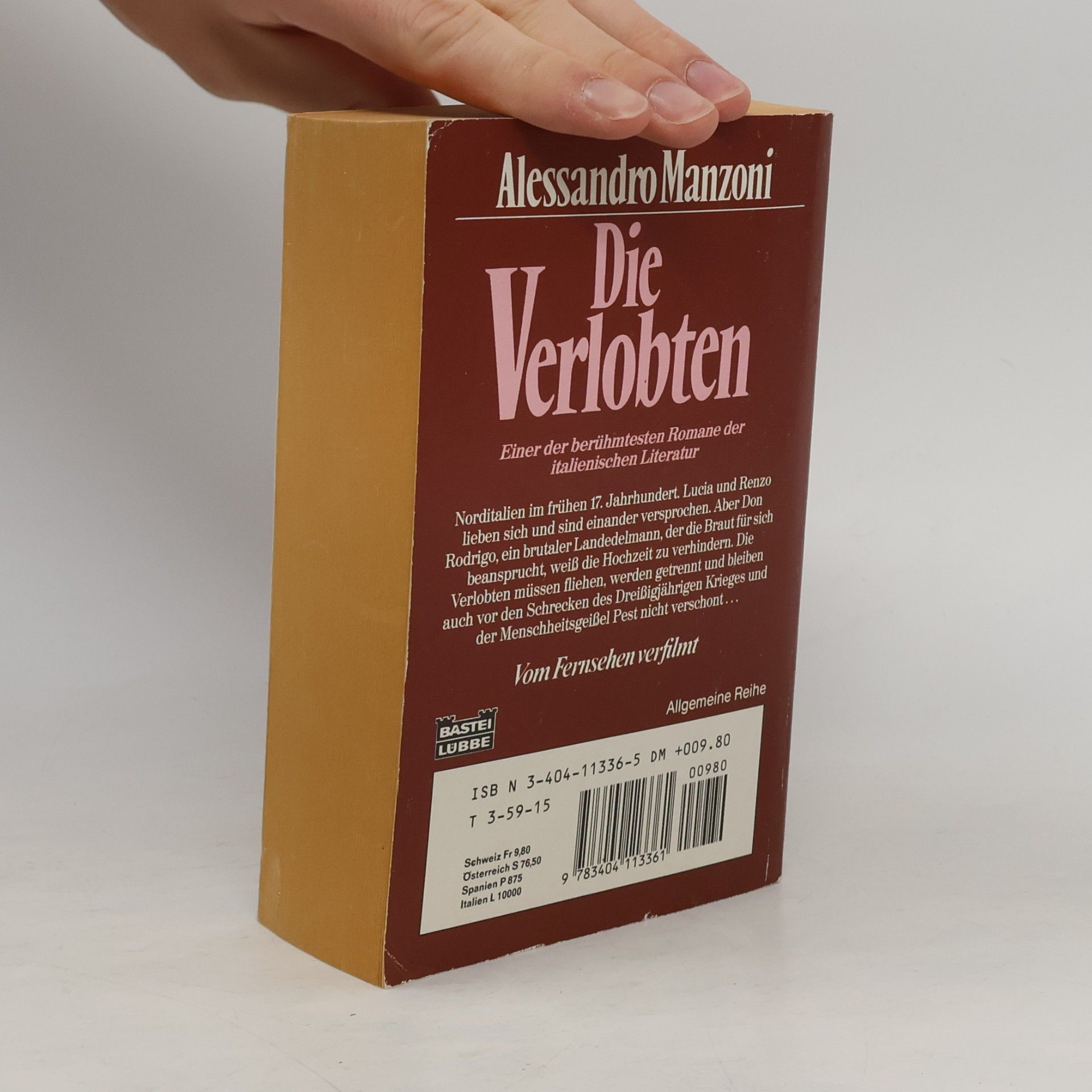 Alessandro Manzoni Die Verlobten