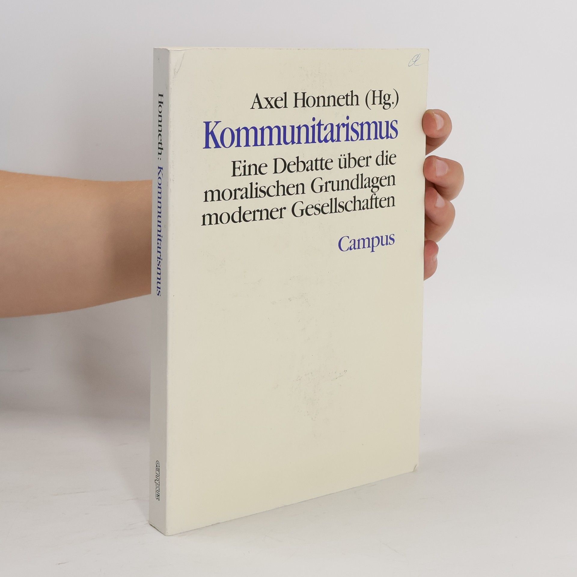Axel Honneth Kommunitarismus