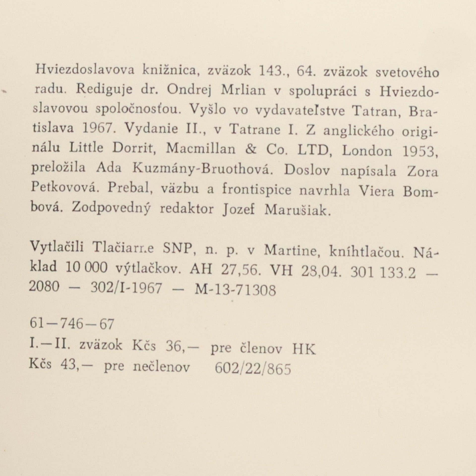 Charles Dickens Malá Dorritka 1