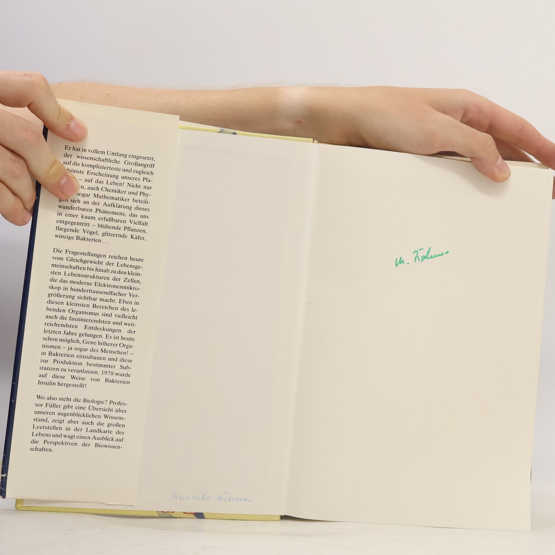 Horst Füller Das Bild der modernen Biologie
