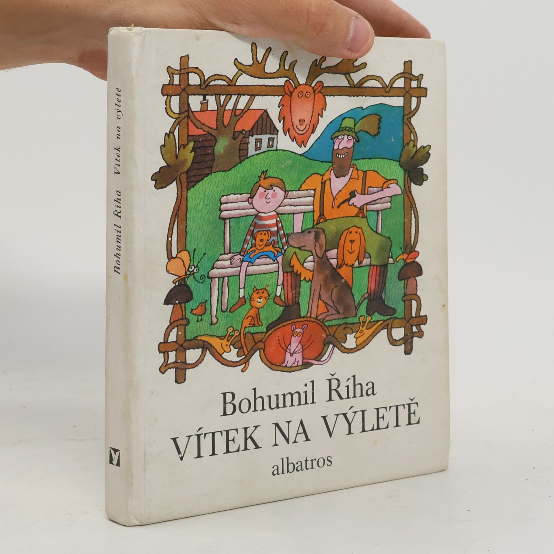 Bohumil Říha Vítek na výletě