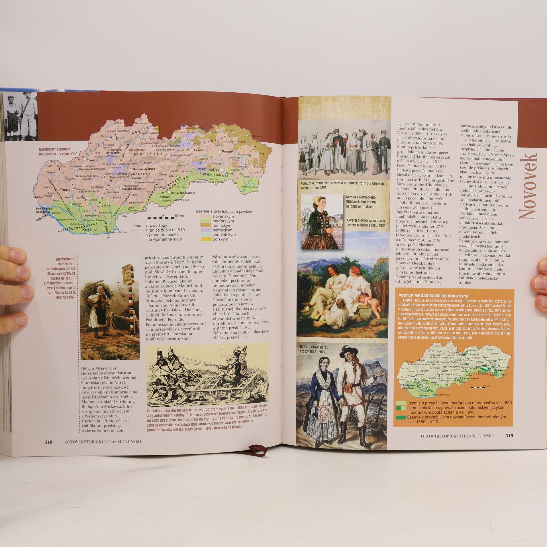 Pavol Kršák Ottov historický atlas. Slovensko