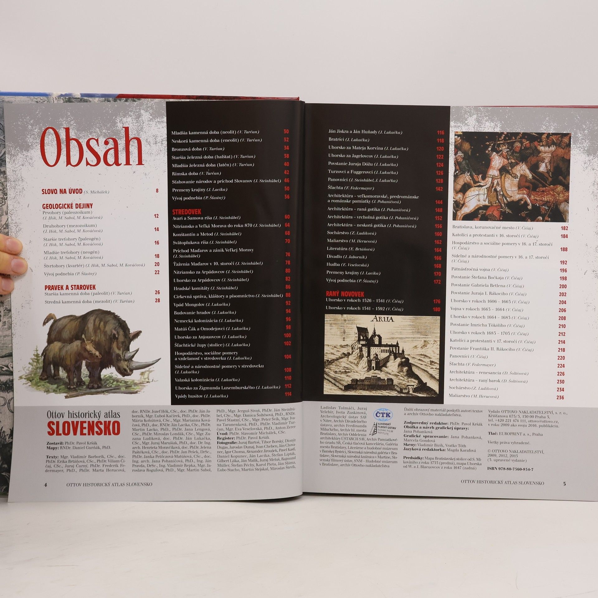 Pavol Kršák Ottov historický atlas. Slovensko