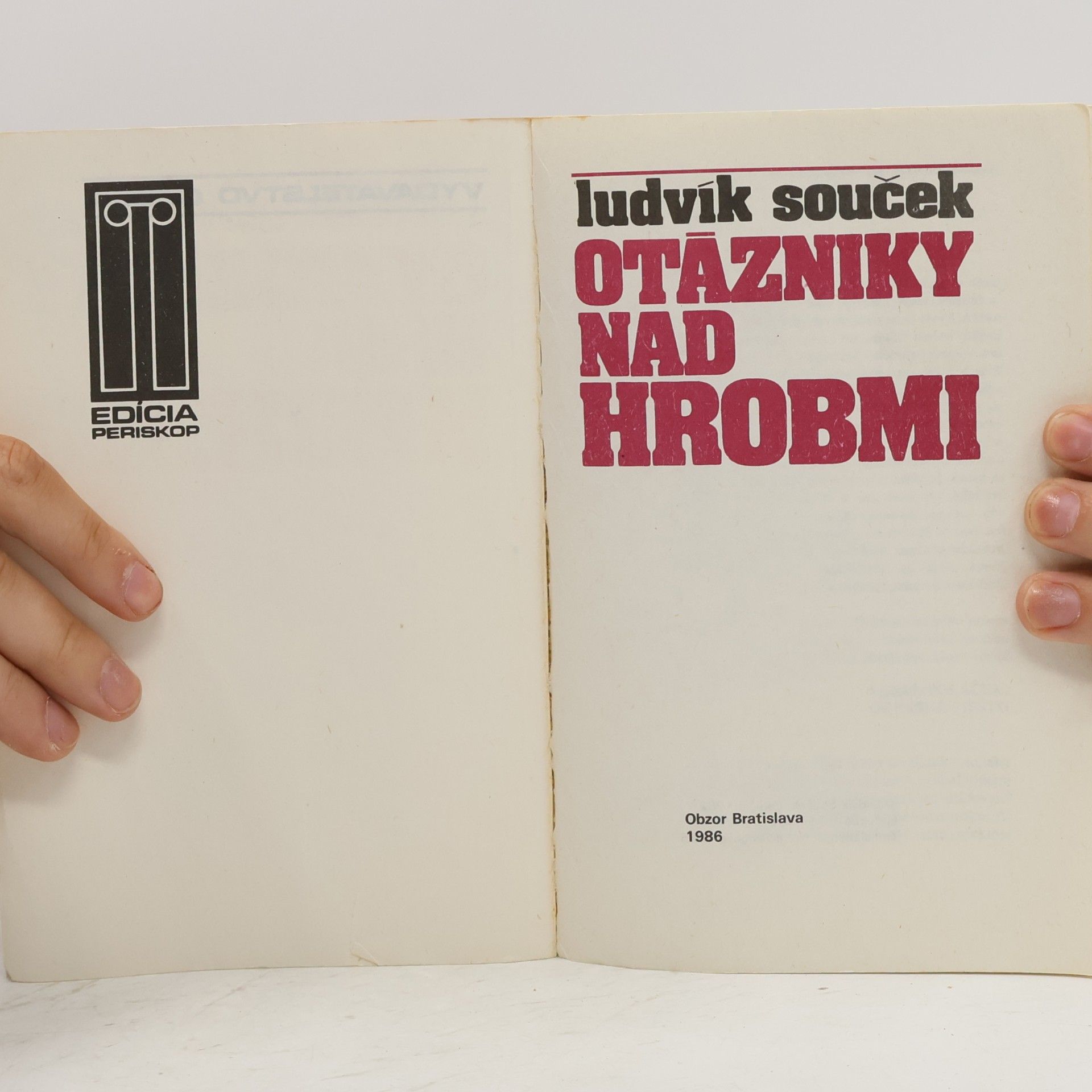 Ludvík Souček Otázniky nad hrobmi