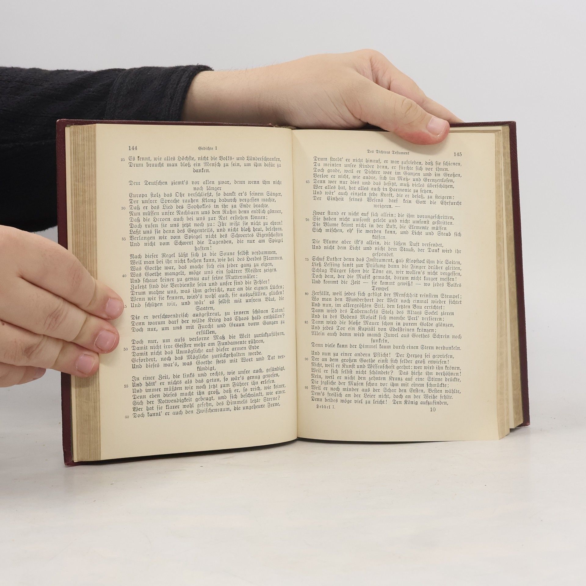 Theodor Poppe Hebbels Werke 1-2