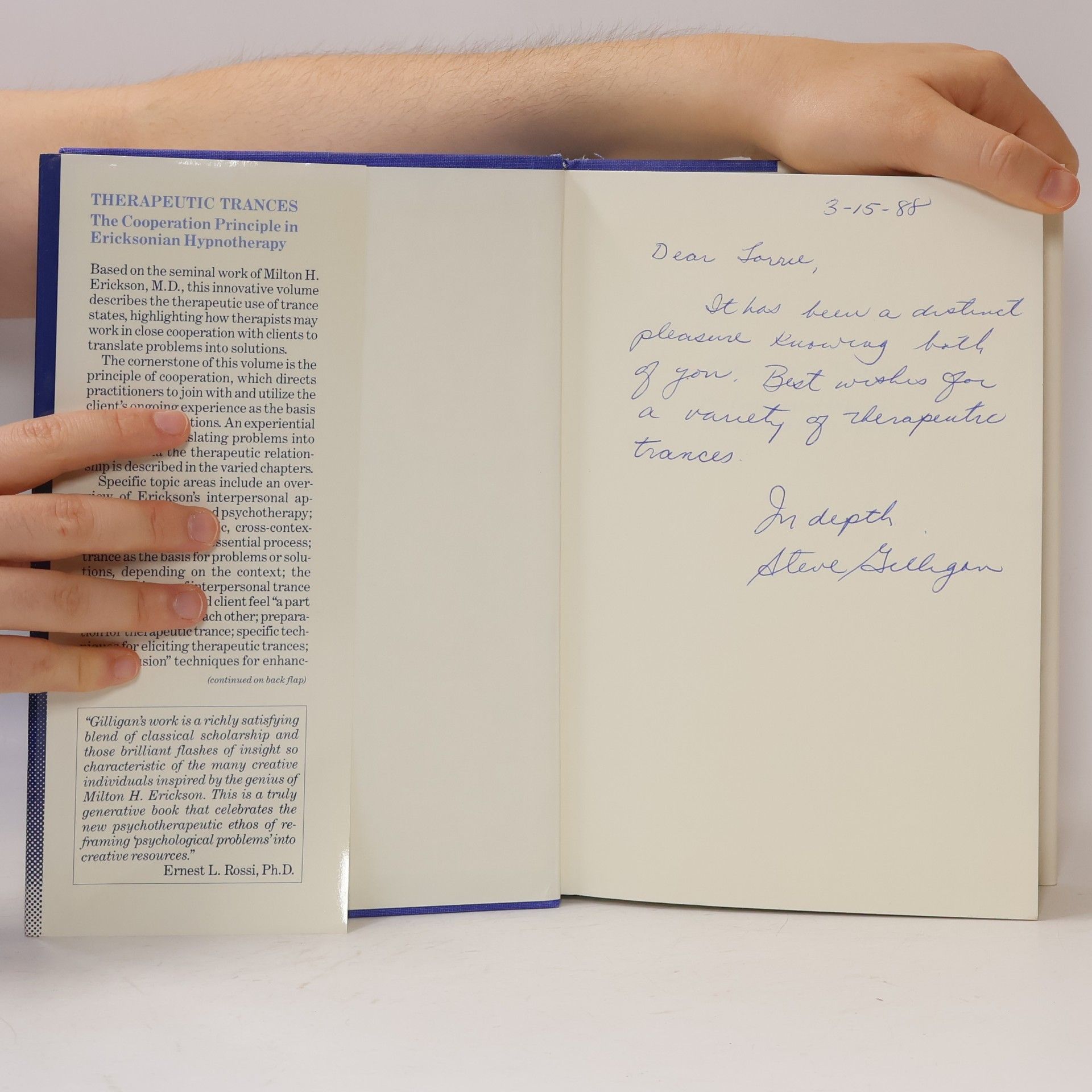 Stephen Gilligan Therapeutic Trances