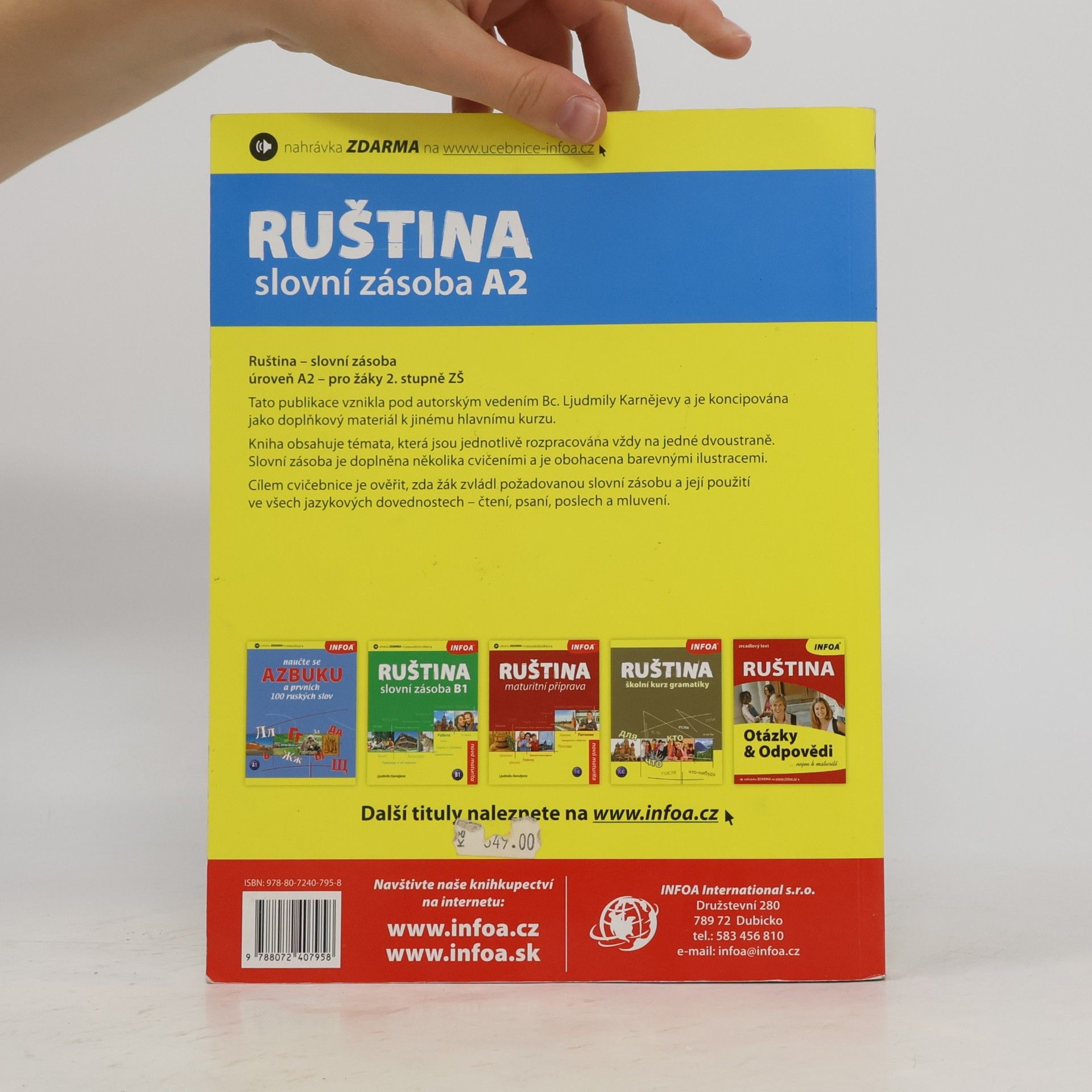 Ljudmila Karnějeva Ruština. Slovní zásoba A2