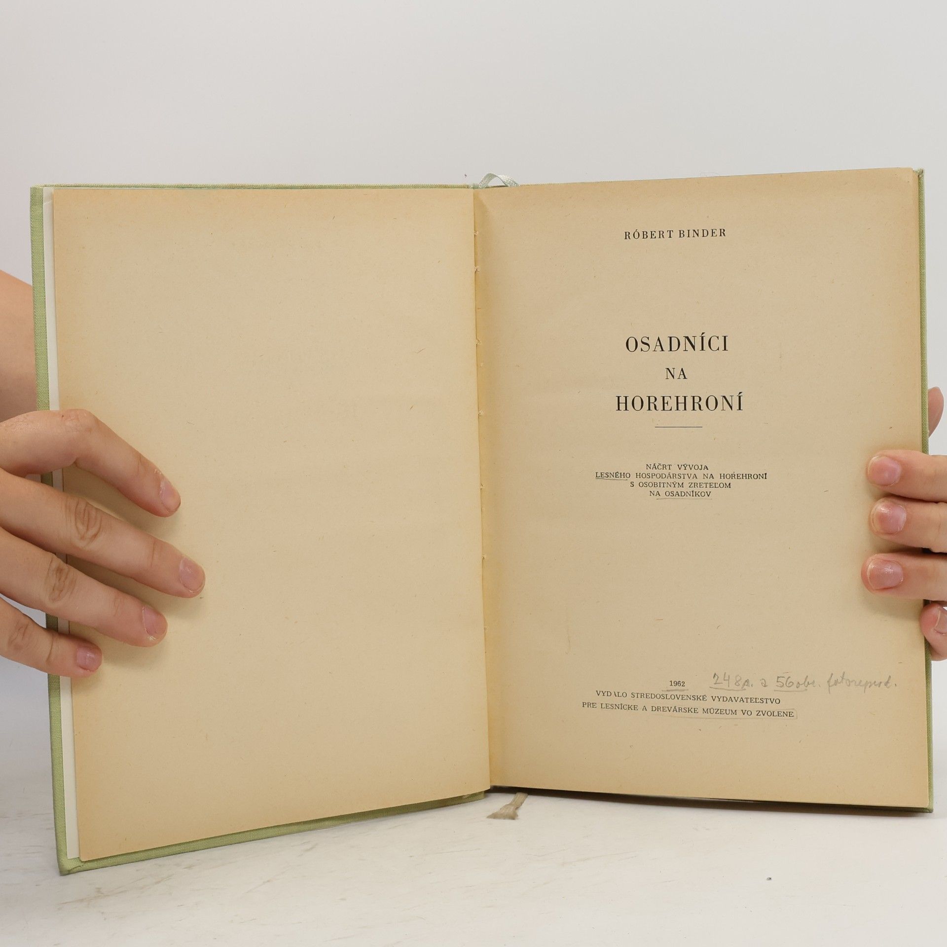 Róbert Binder Osadníci na Horehroní