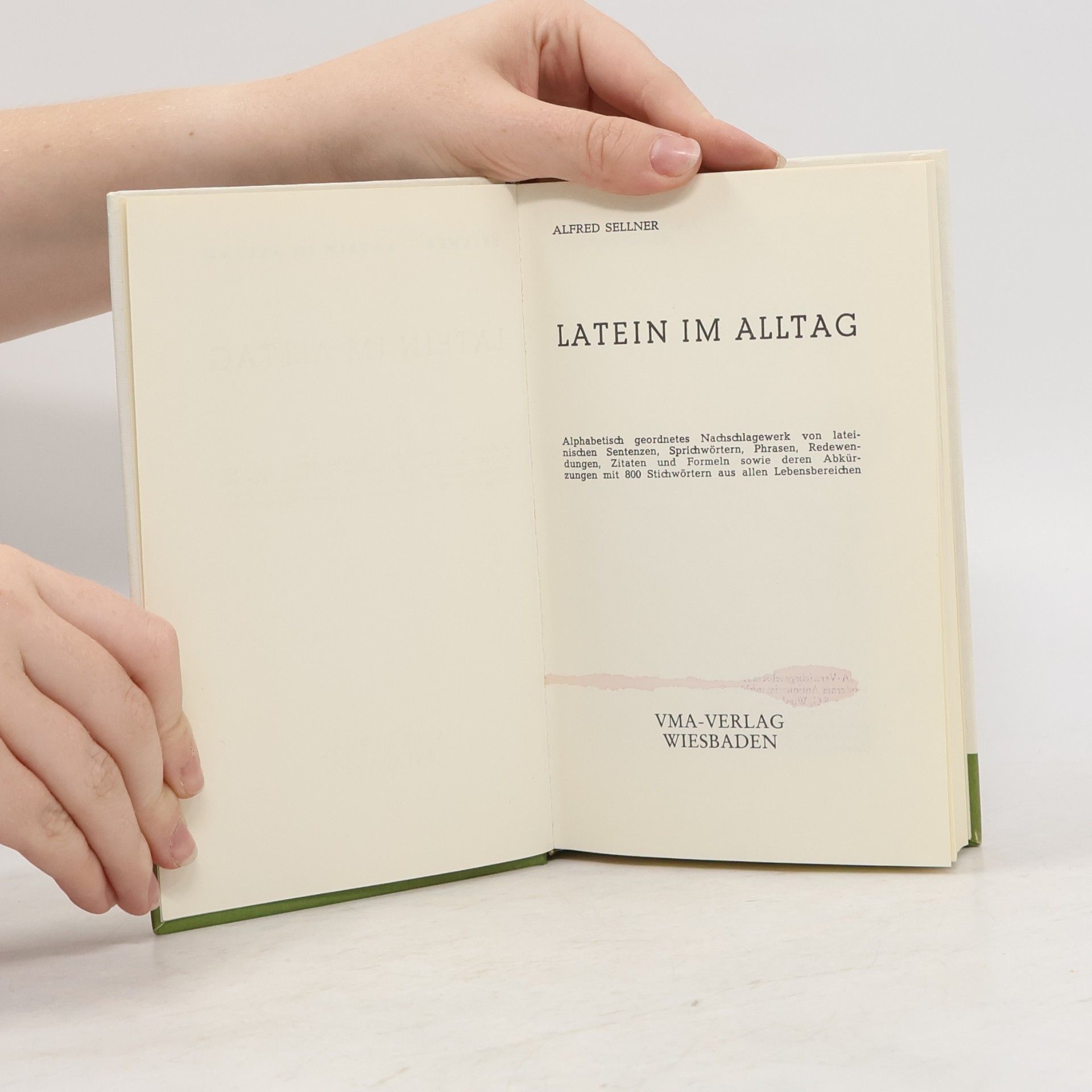 Alfred Sellner Latein im Alltag