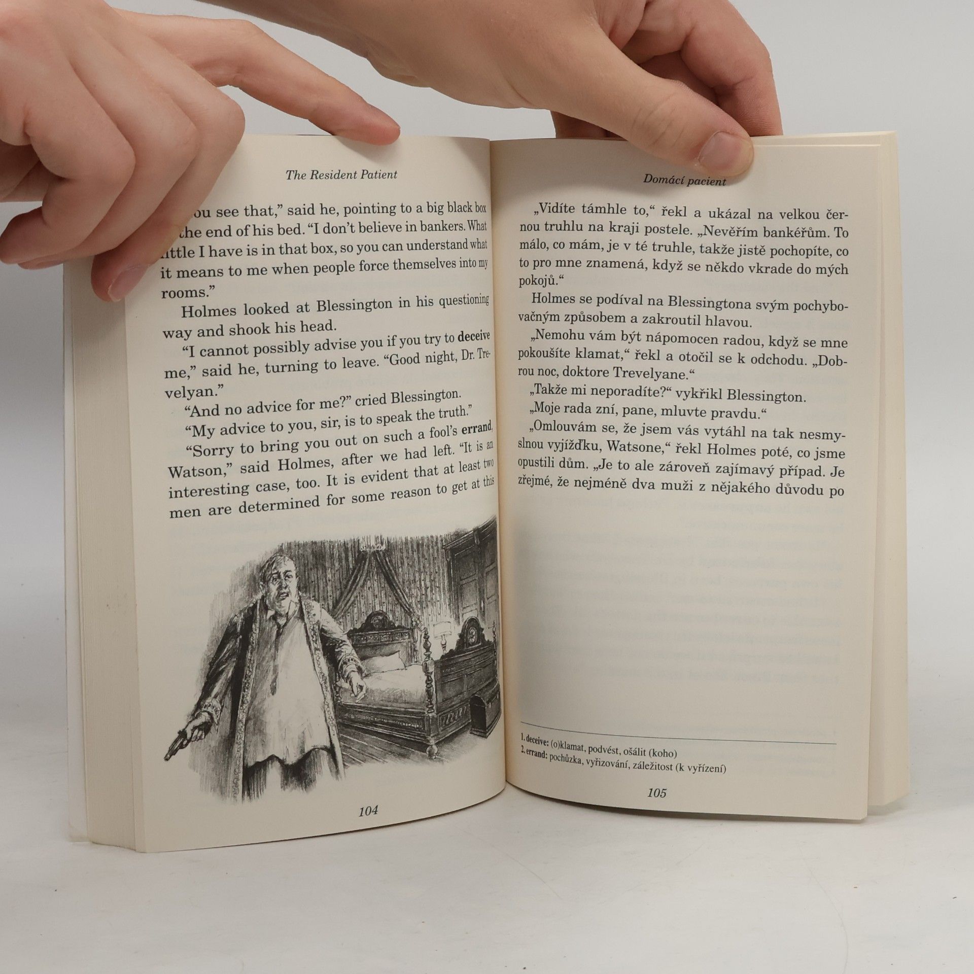 Ashley Davies The case-book of Sherlock Holmes = Zápisník Sherlocka Holmese