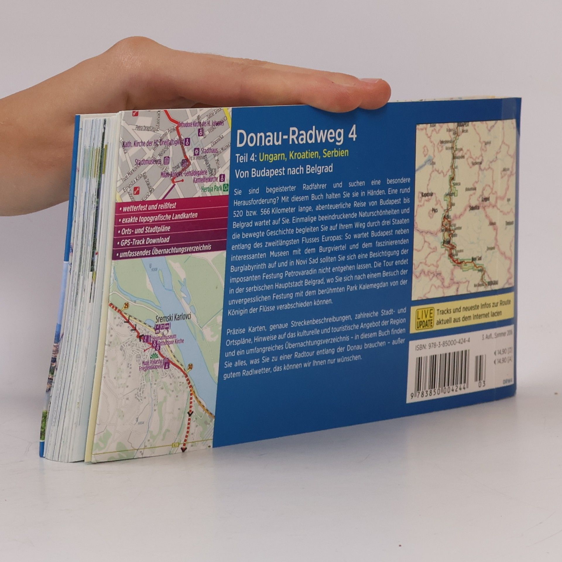 Heidi Authried Bikeline Radtourenbuch - 4: Donau-Radweg