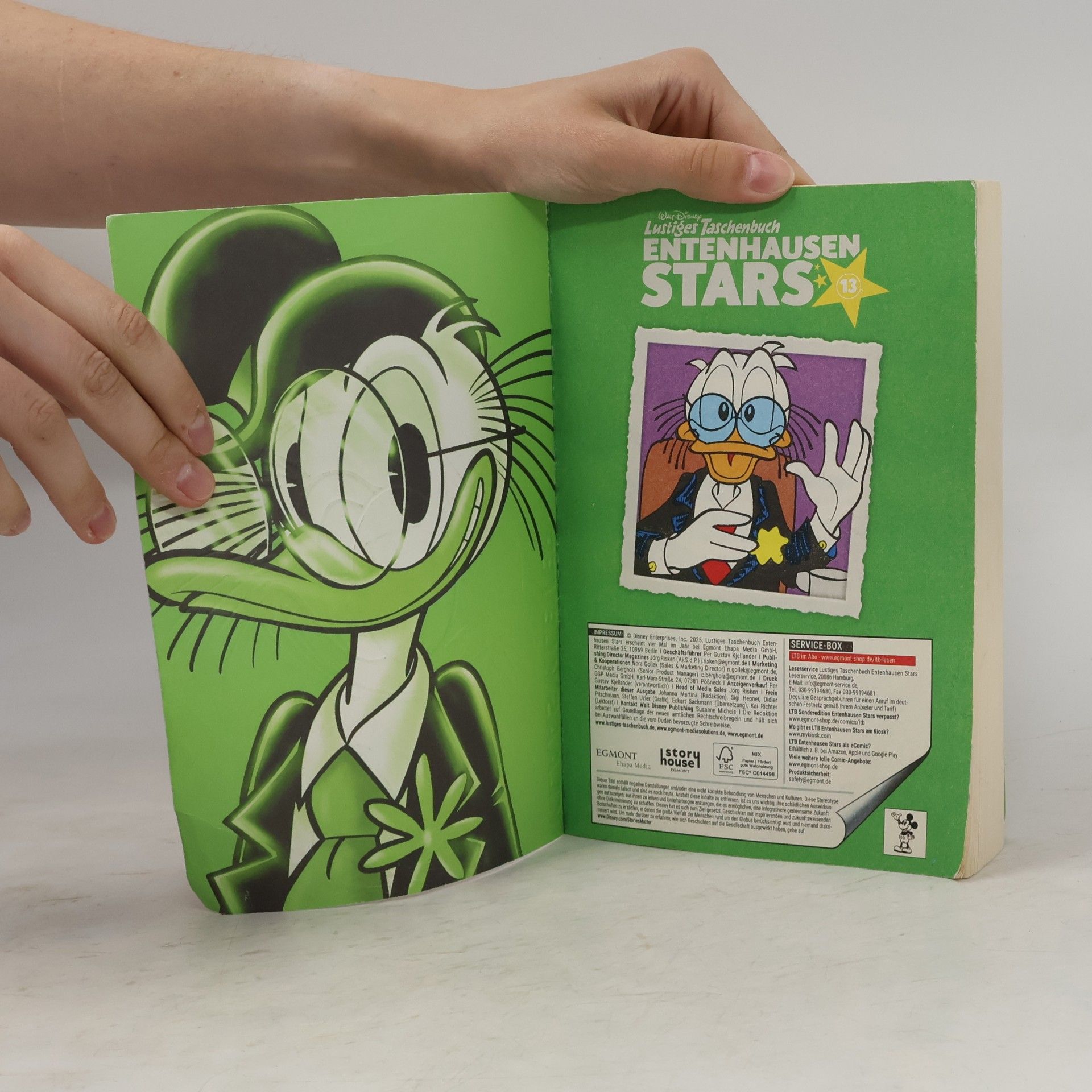Walt Disney Lustiges Taschenbuch Entenhausen Stars 13. Klaas Klever