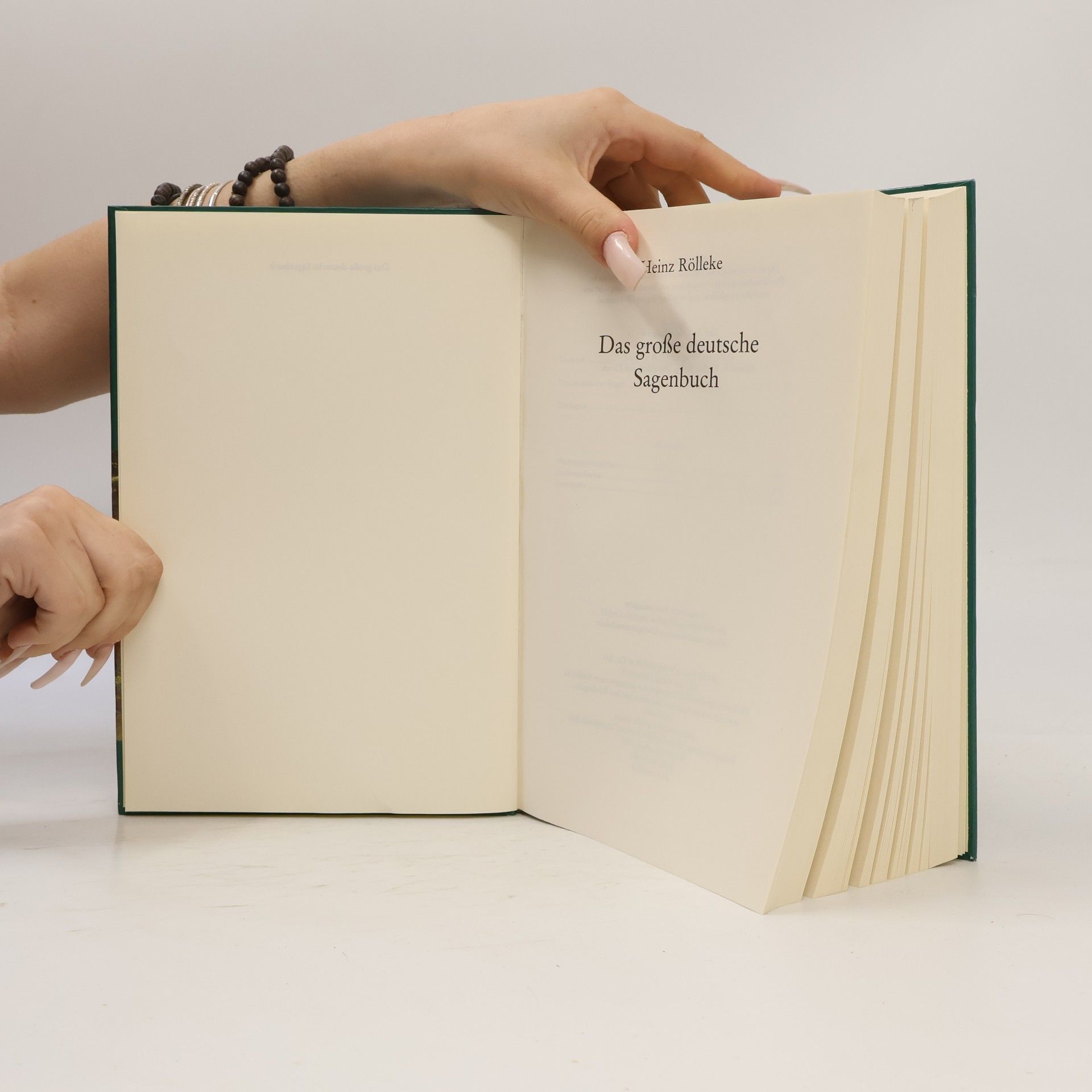 Heinz Rölleke Das große deutsche Sagenbuch