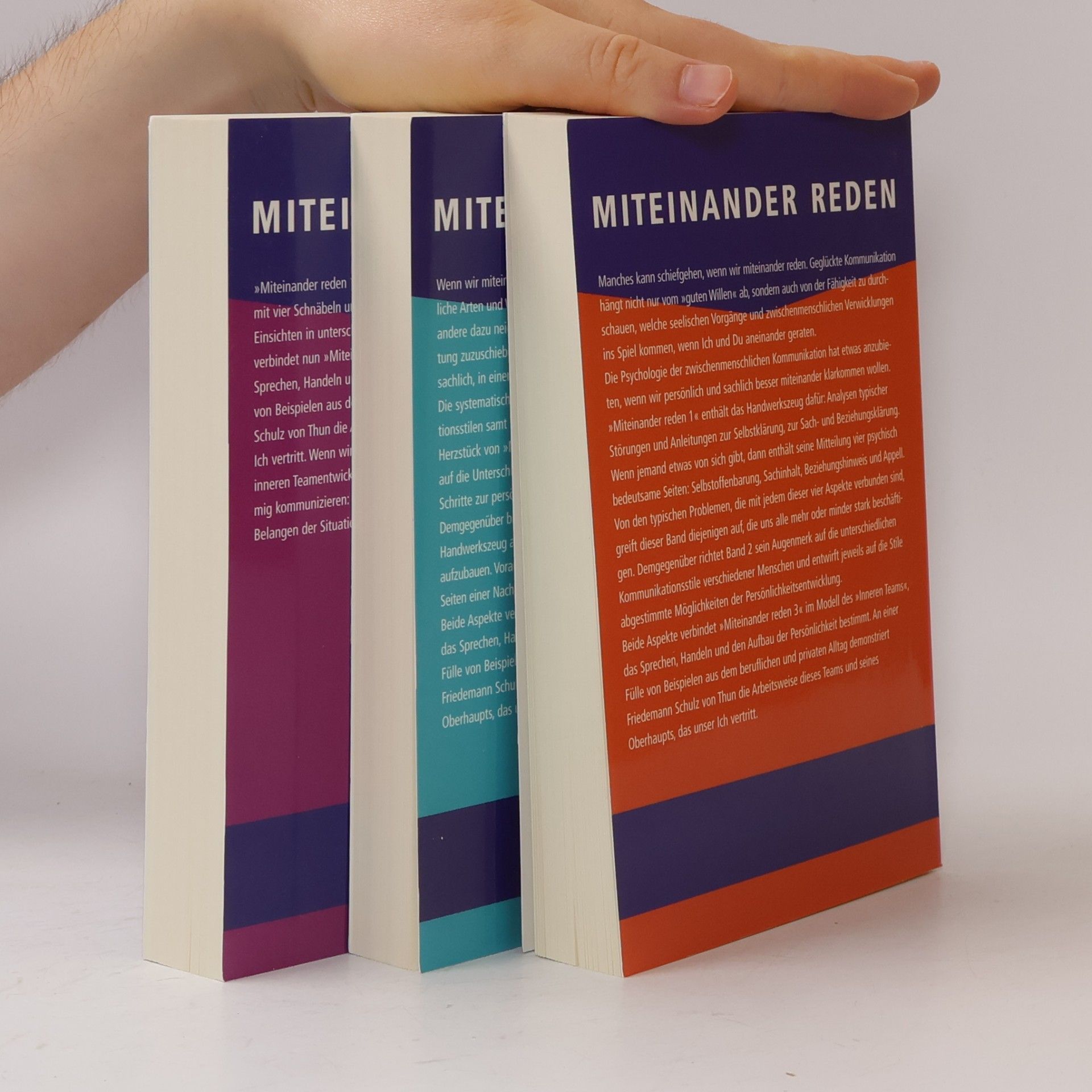 Friedemann Schulz von Thun Miteinander reden 1-3 (box)