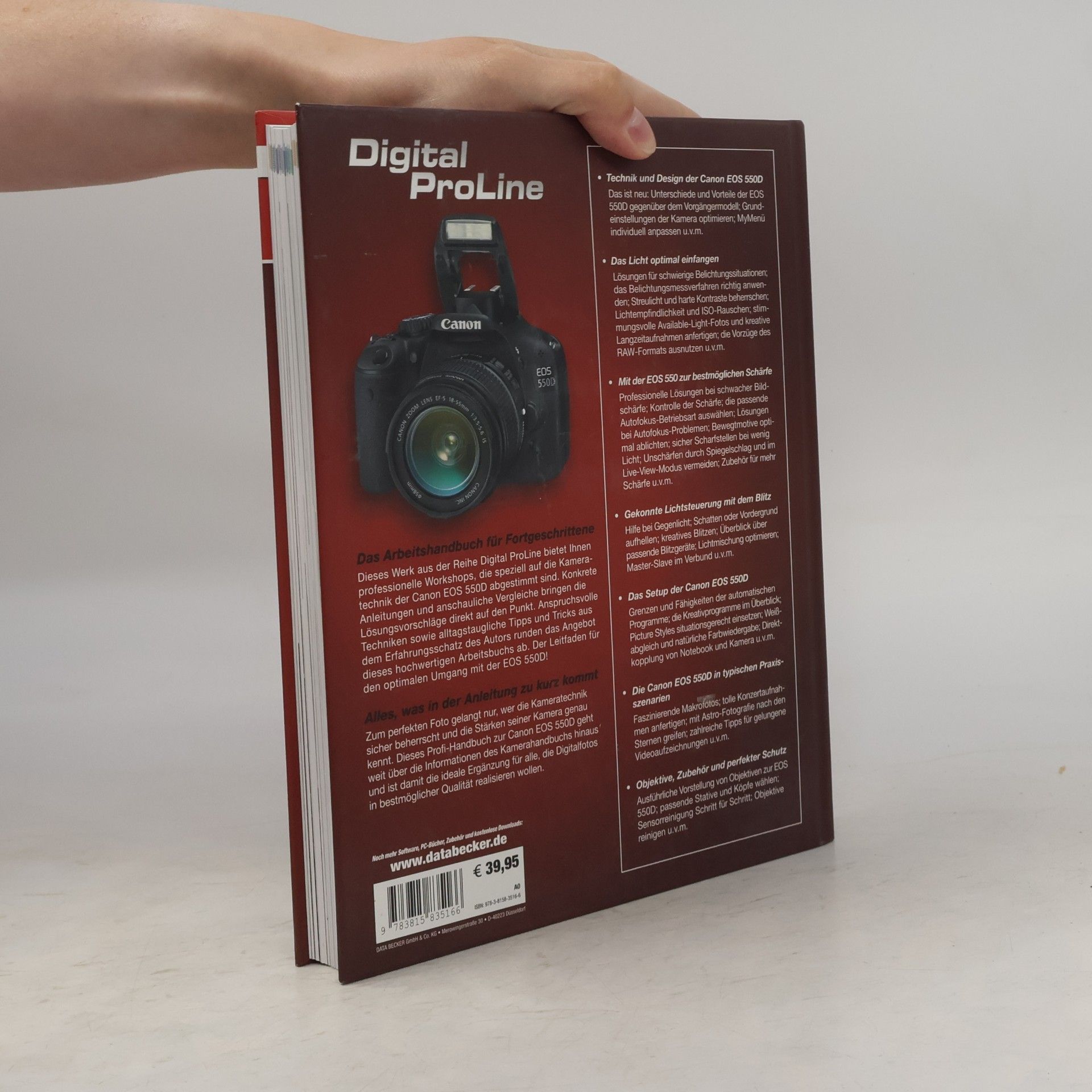 Stefan Gross Das Profi-Handbuch Canon EOS 550D